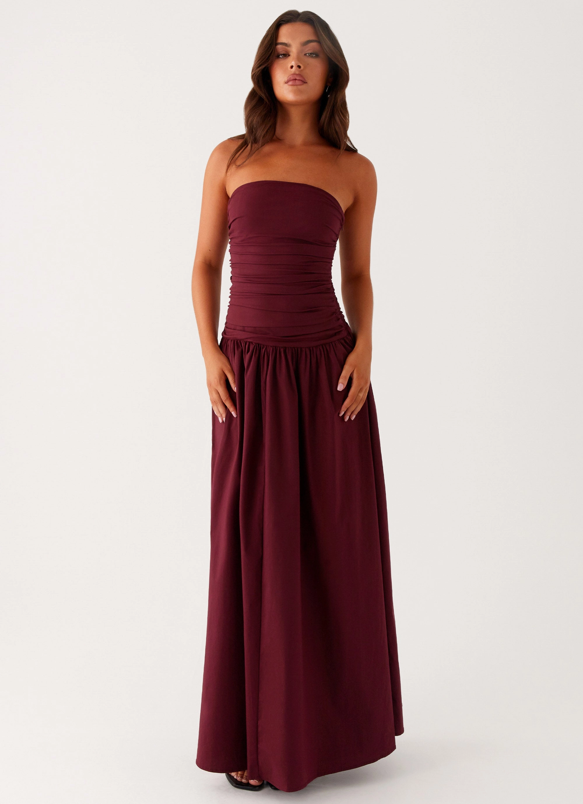 Shade Glow Carmel Maxi Dress - Mulberry