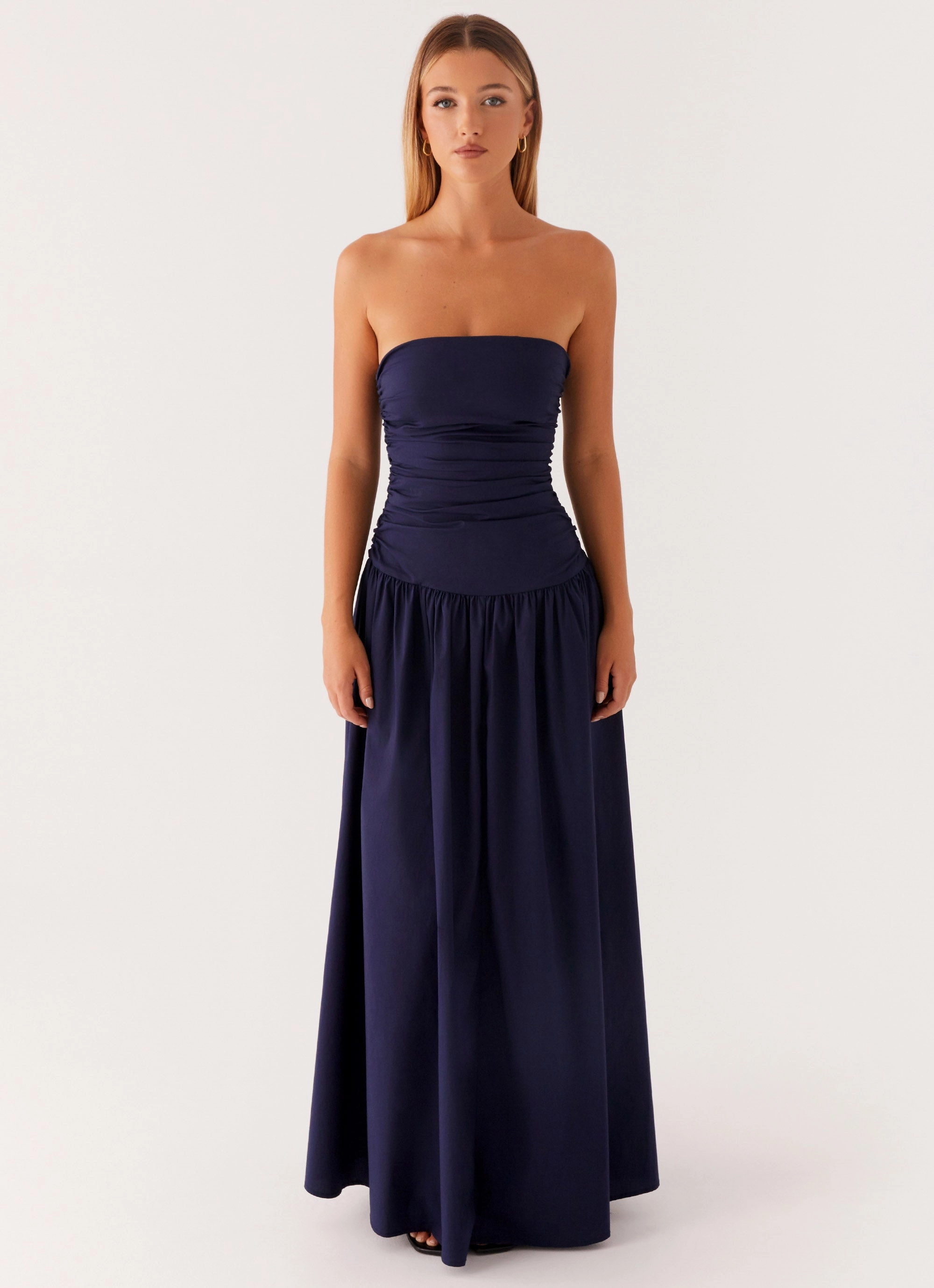 Smart touch Perfect Comfort Wear Carmel Maxi Dress - Navy