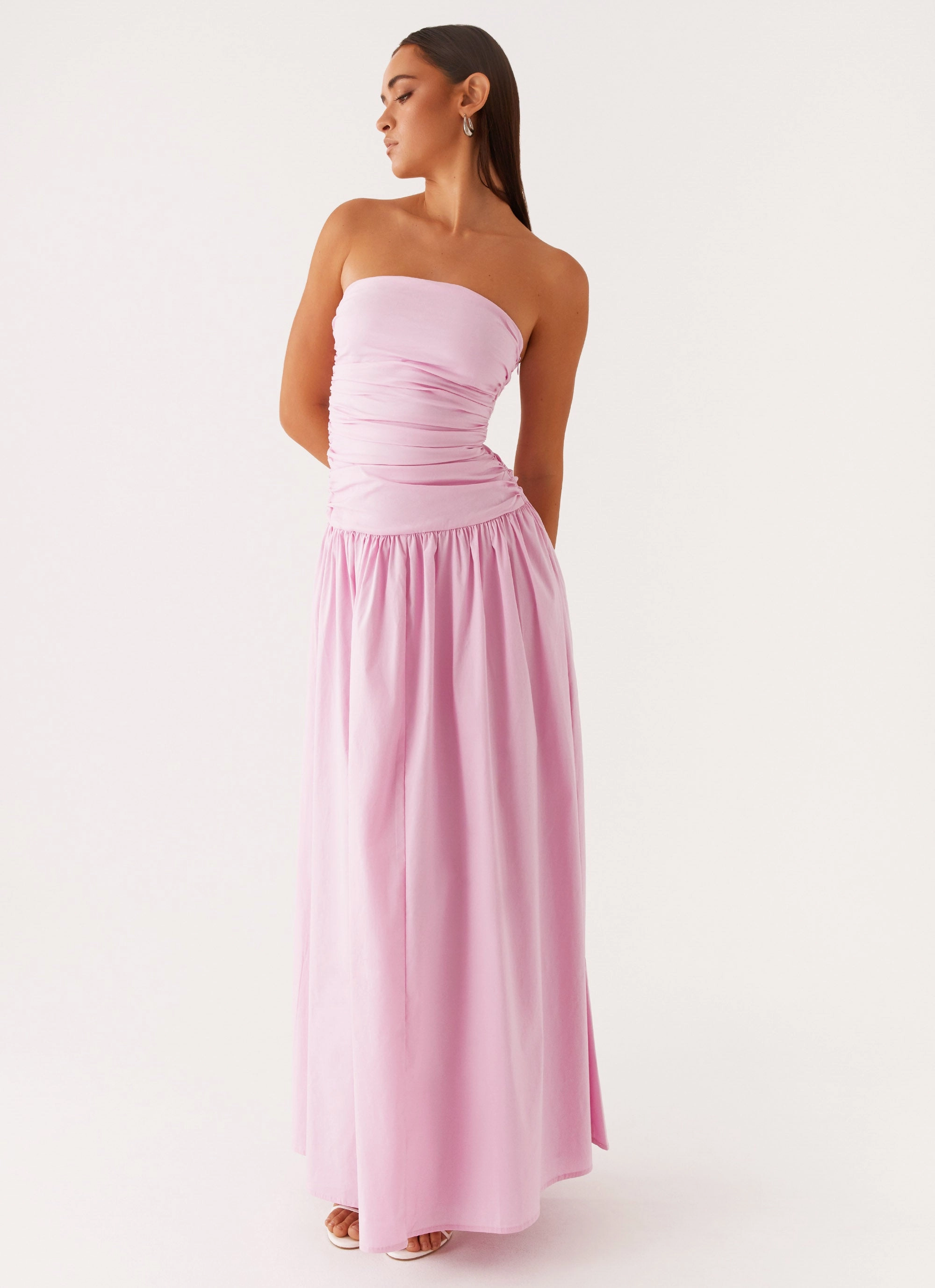 Carmel Maxi Dress - Pink Work Comfort