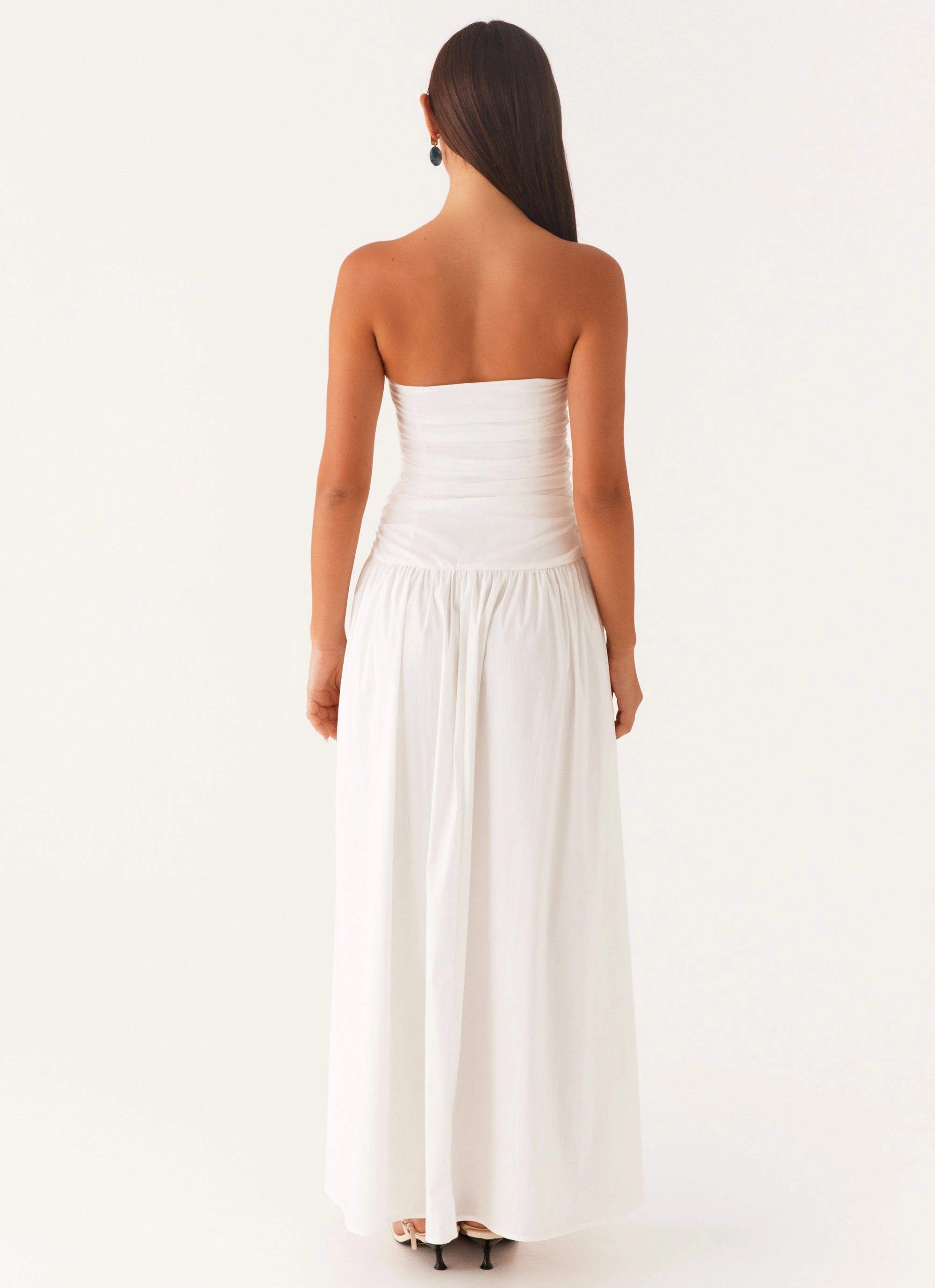 Eco Friendly Carmel Maxi Dress - White