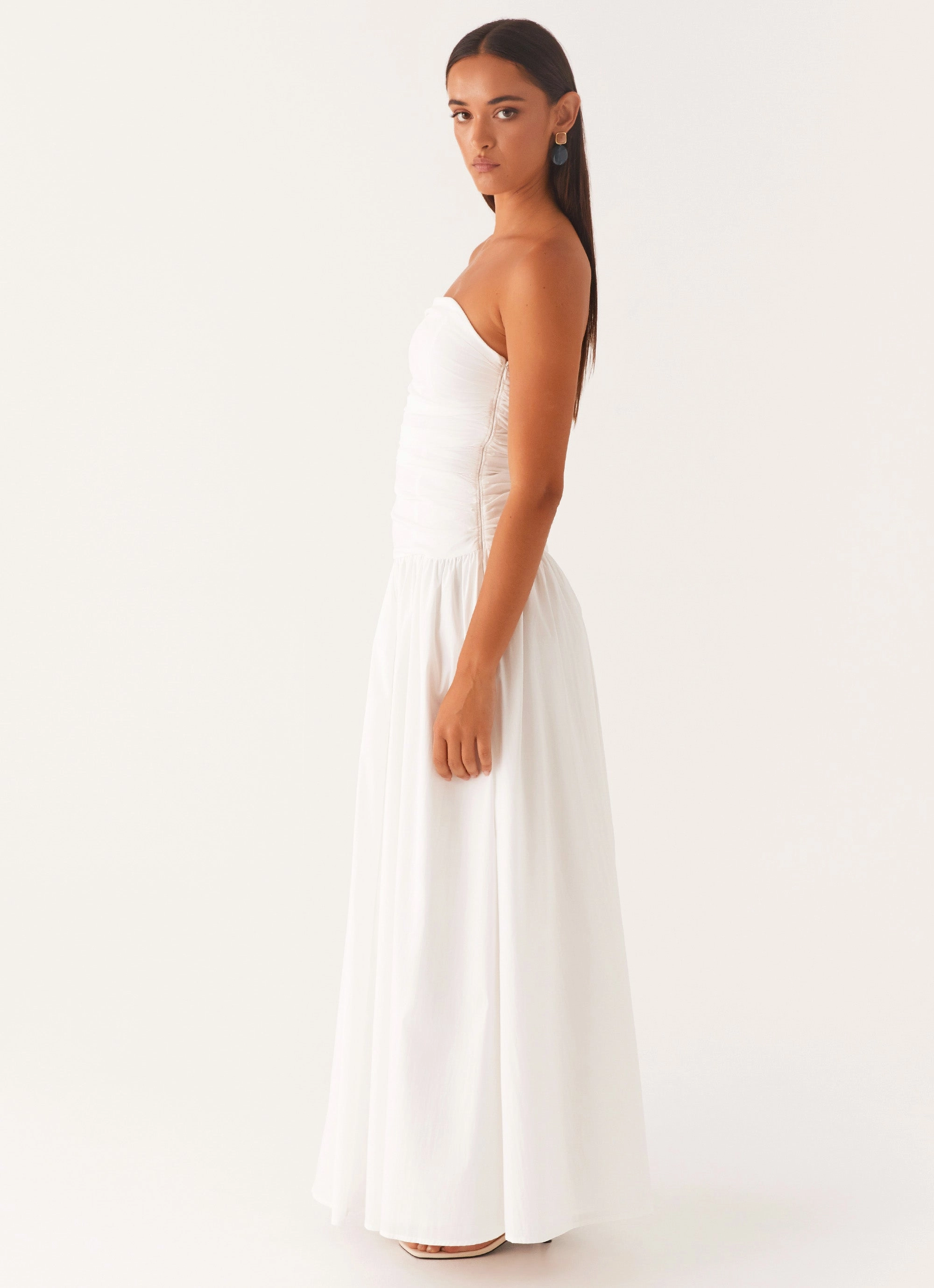 Moment Glow Carmel Maxi Dress - White