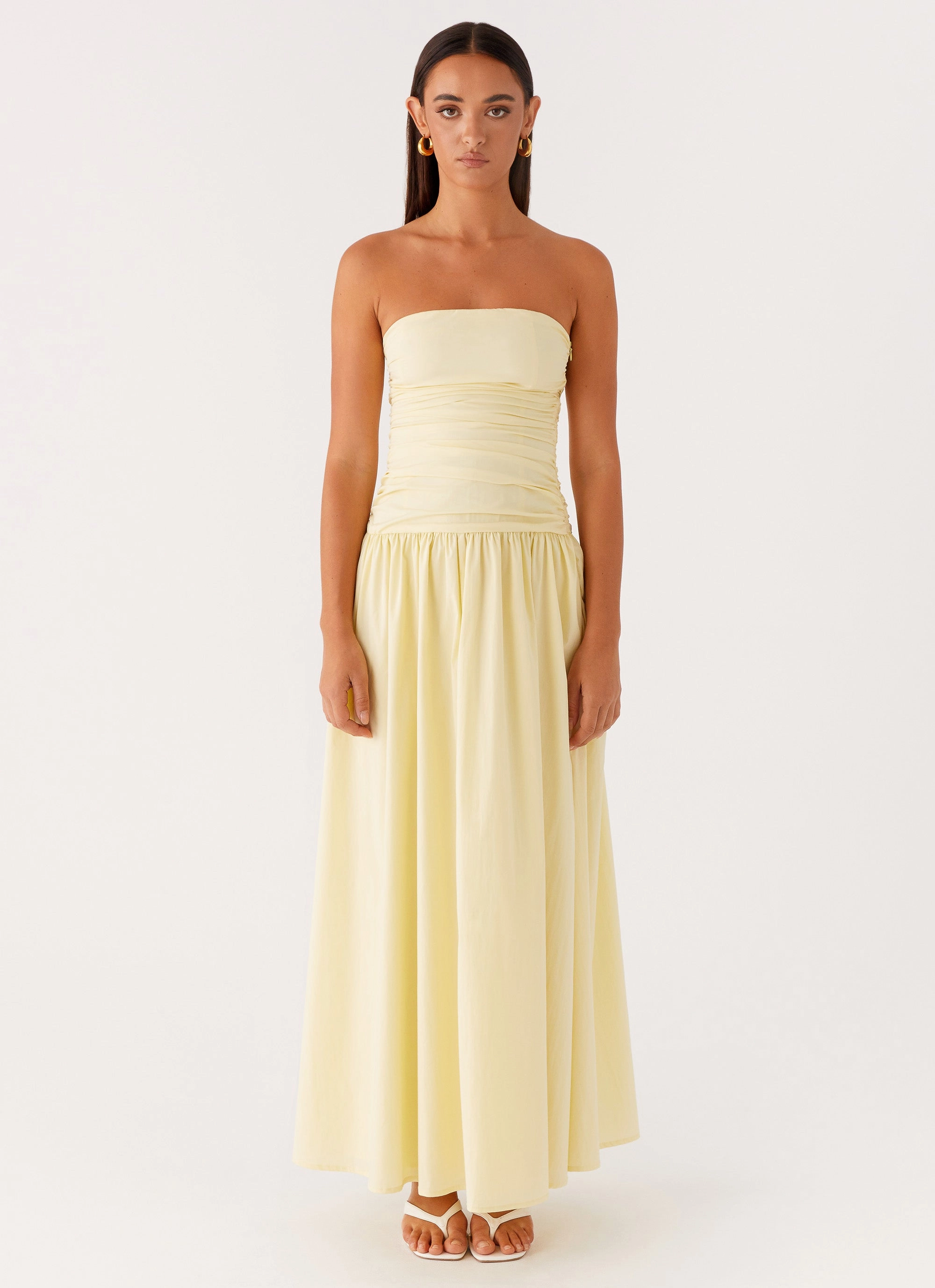 Carmel Maxi Dress - Yellow Comfortable travel dress