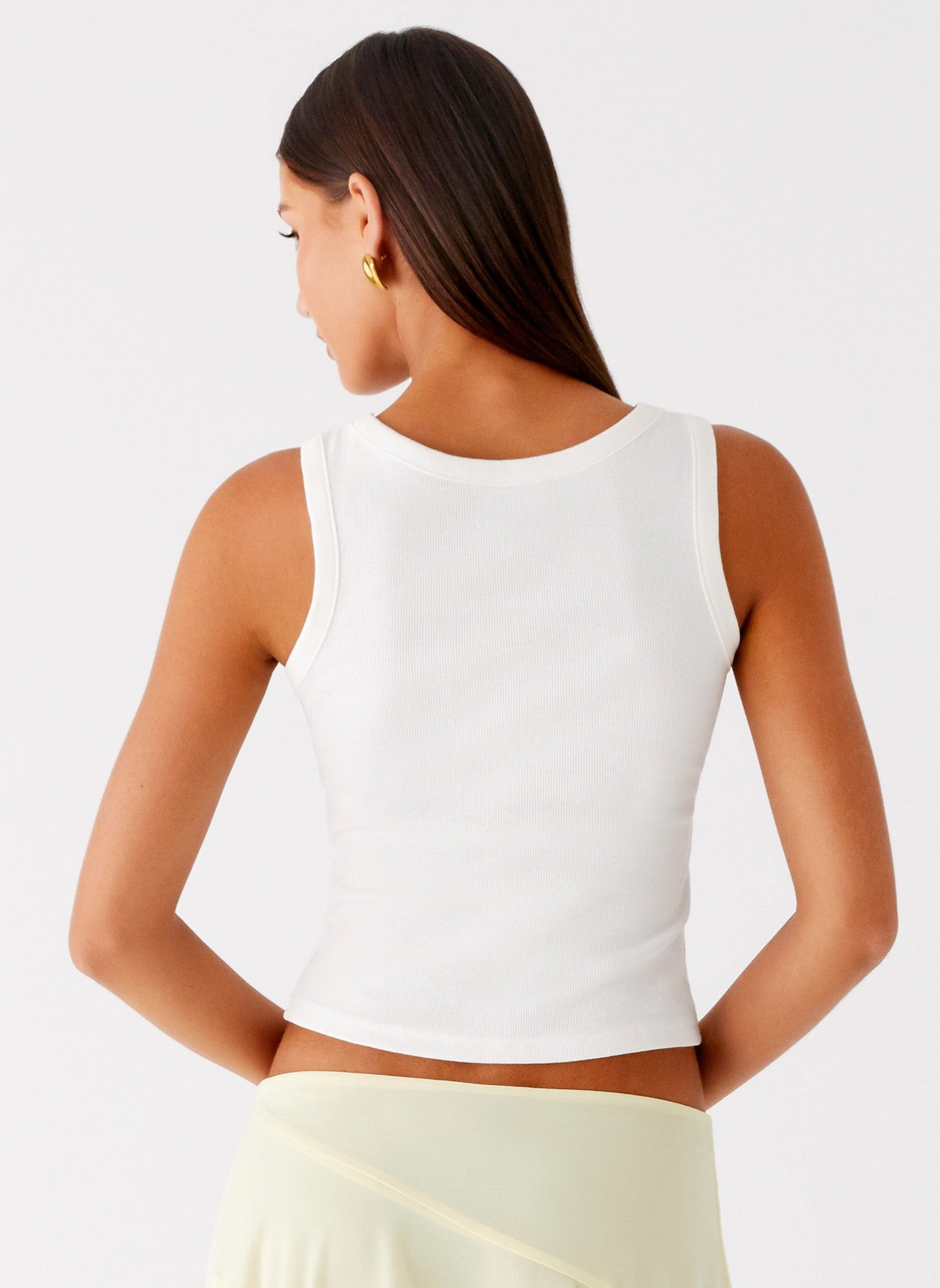 Carmela Tank Top - White Casual Wear