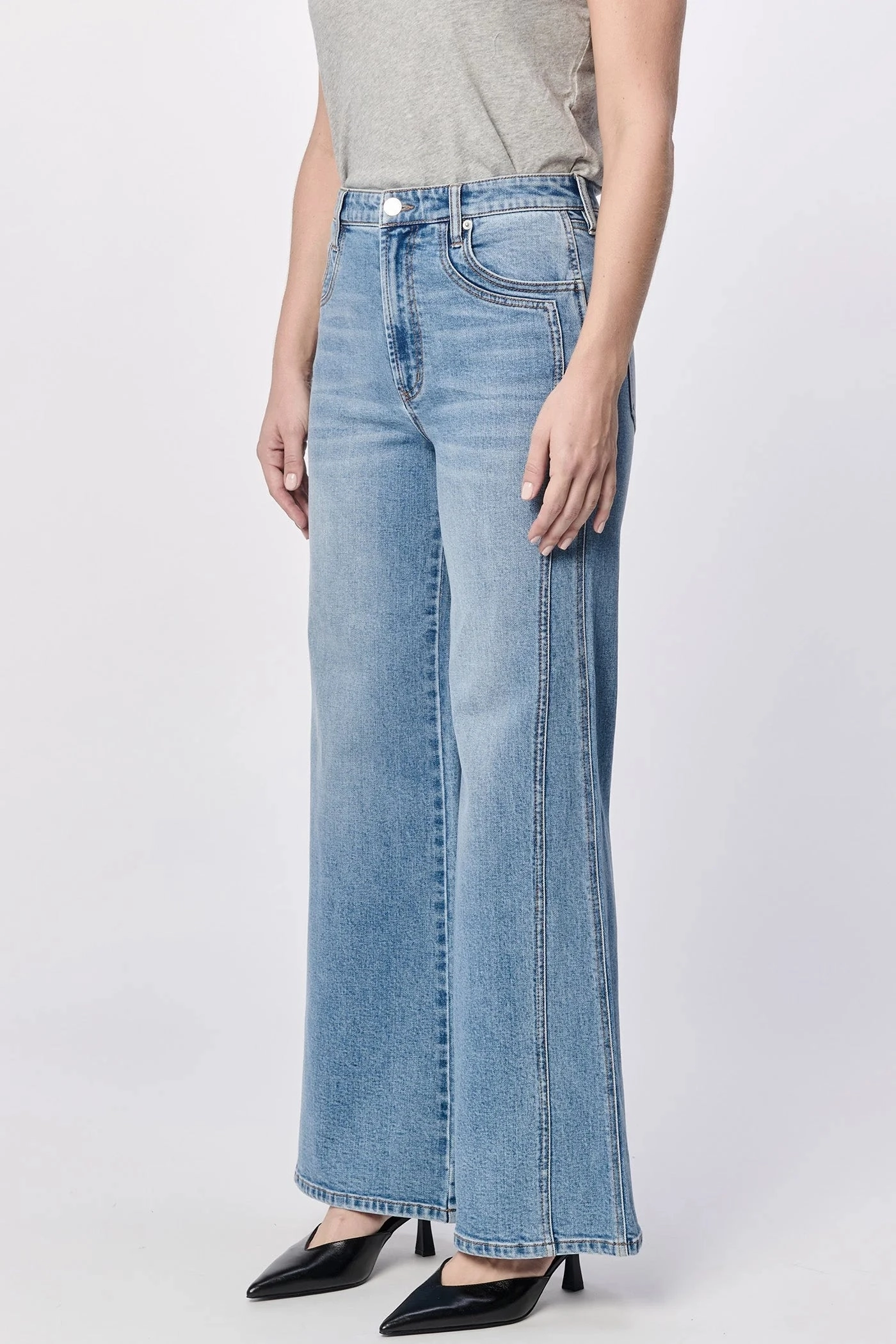 Fiona High Rise Wide Leg Jeans - Creekside LowImpact Manufacturing