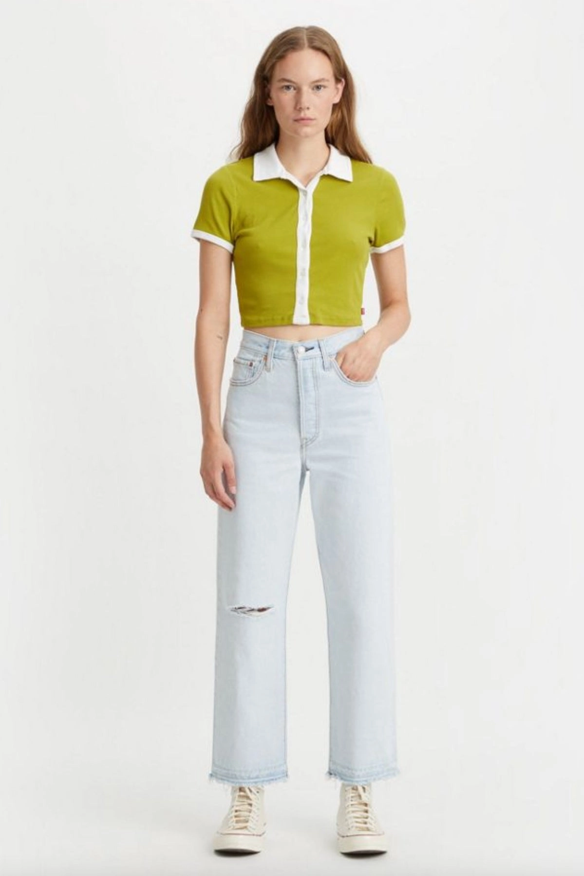 Durable Blend Levi's Ribcage Straight Ankle Women's Jeans