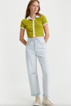 Levi's Ribcage Straight Ankle Women's Jeans Comfortable Wear Casual Vibes