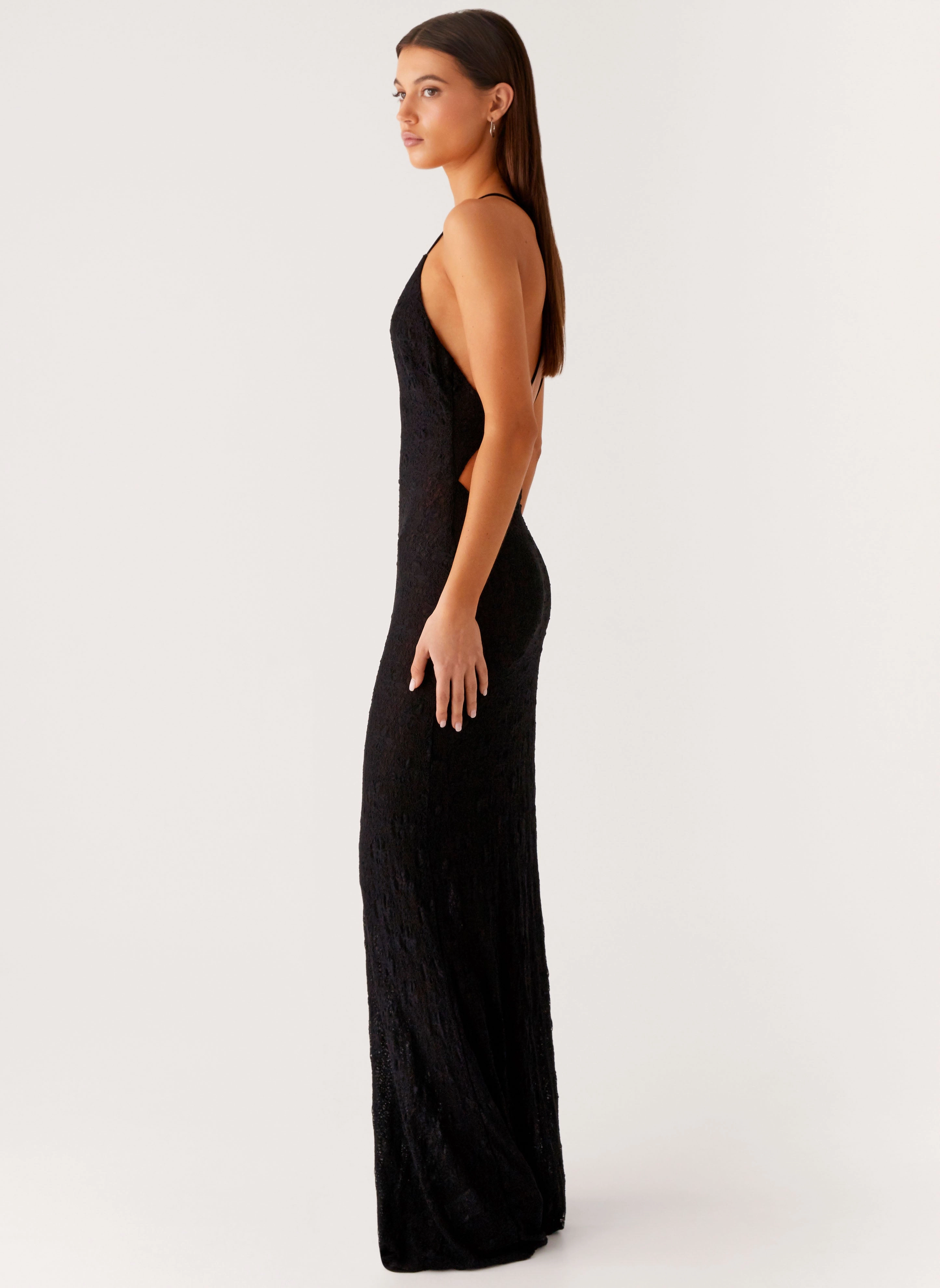 Comfortable fit for outings Timeless Layering Kylia Maxi Dress - Black