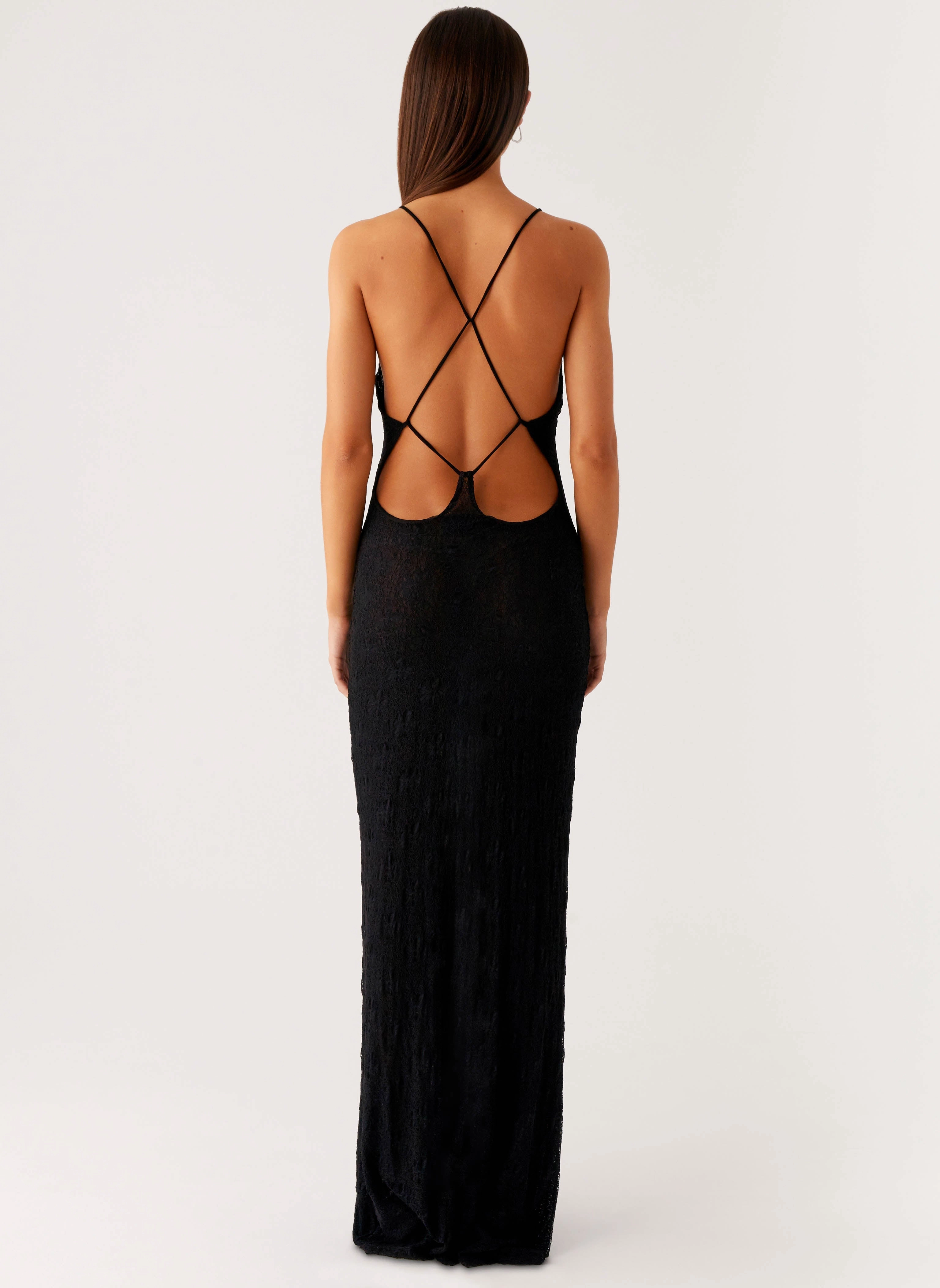 Relaxed Comfort Look Kylia Maxi Dress - Black