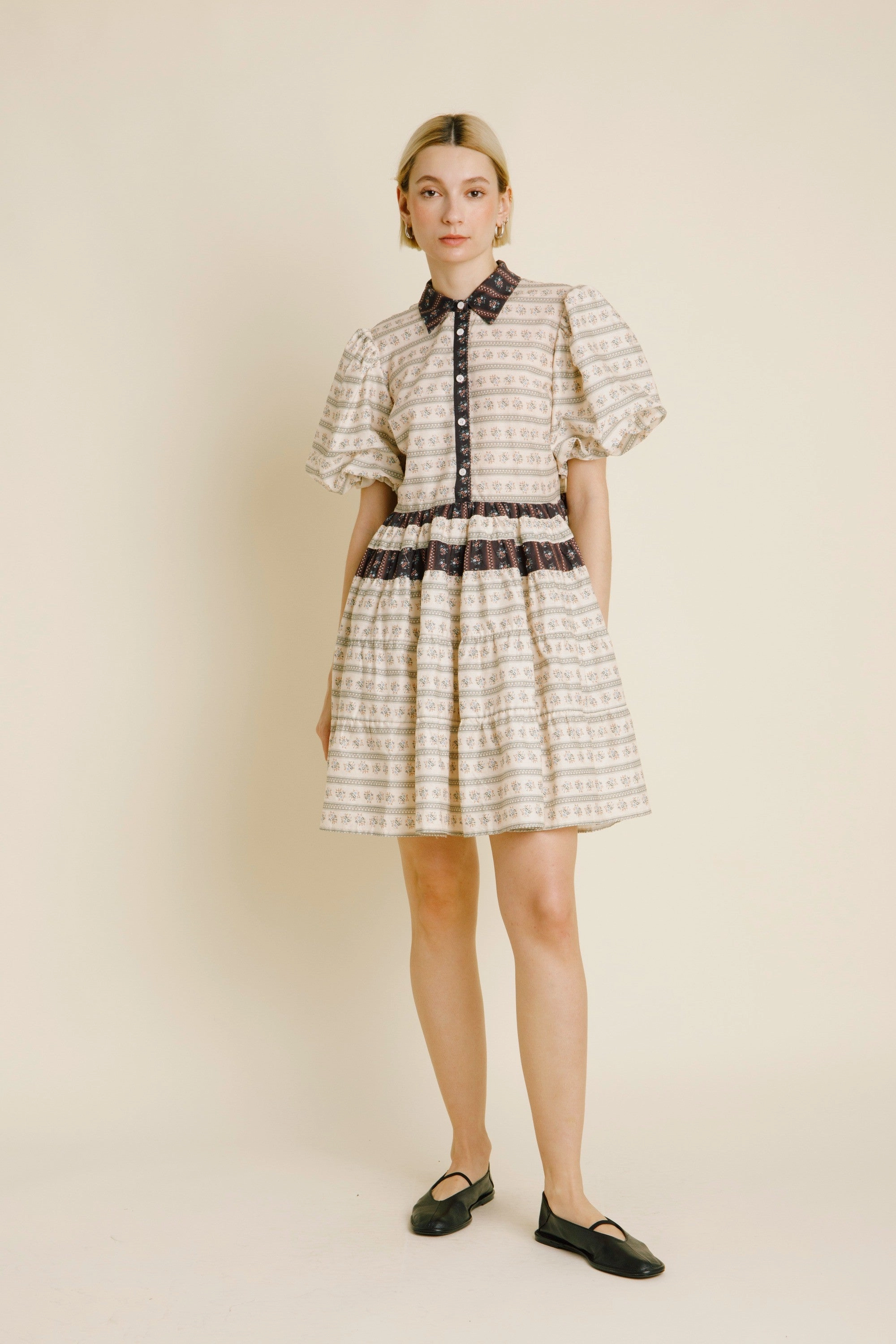 Combo Floral Shirt Dress NonToxic Certification