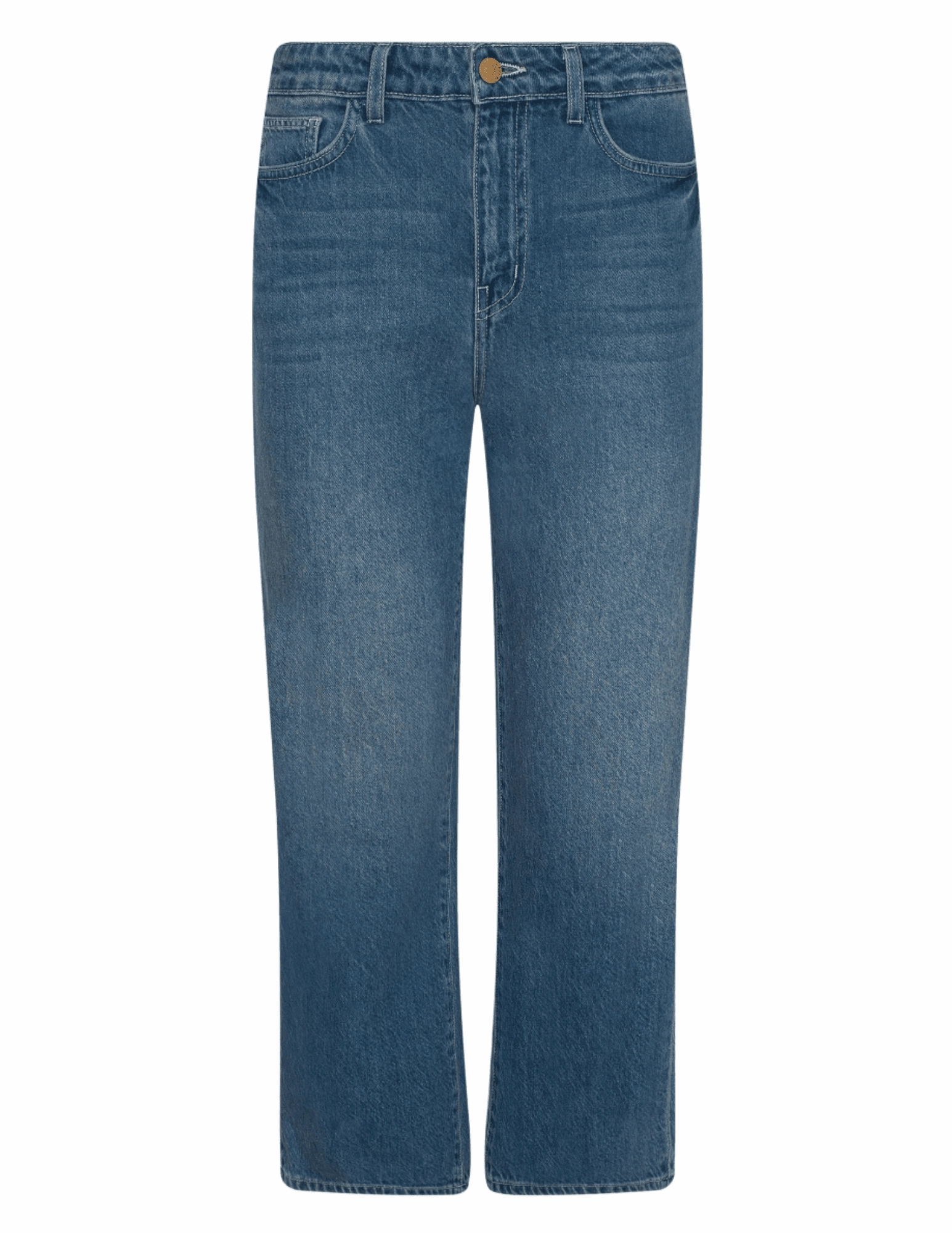L'AGENCE June High Rise Cropped Stovepipe Jean in Fresno Daytime Look Core Wardrobe