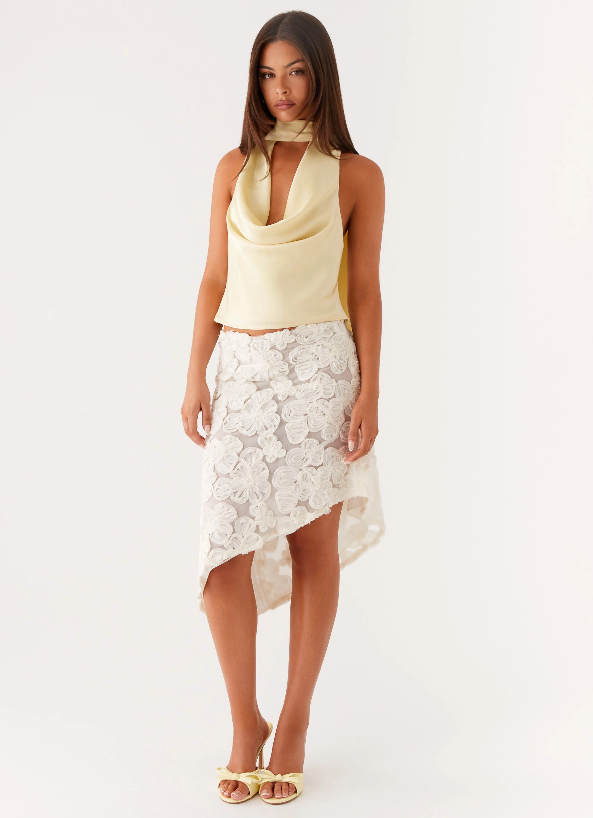 Catching Feelings Top - Yellow Summer Style