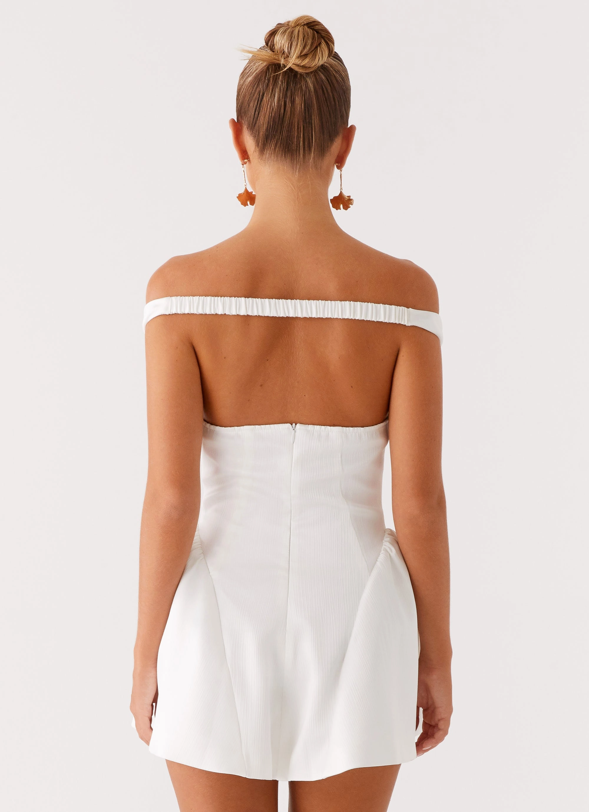 Cavella Mini Dress - White Cocktail-Party Contemporary Fit