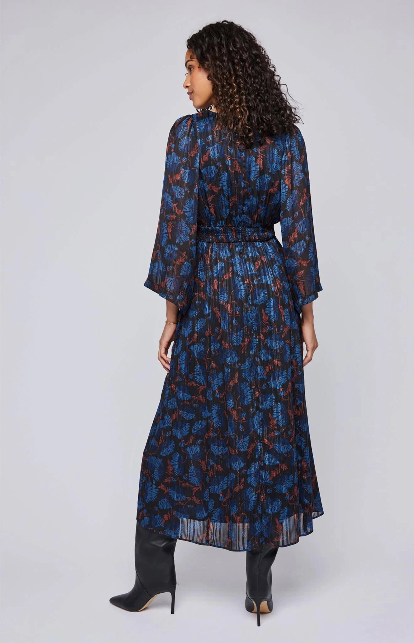 High-Low-Hem Casual event outfit Fabienne Midi Dress