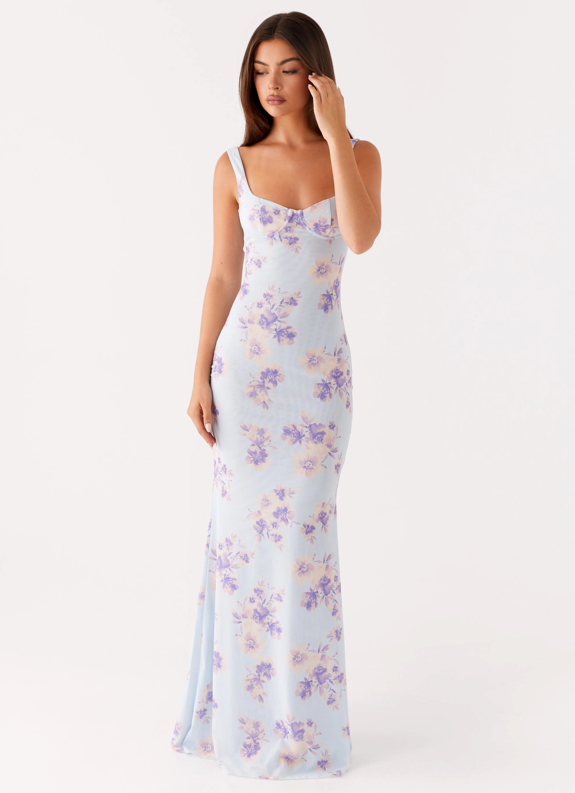 Charity Maxi Dress - Print Zip-Closure