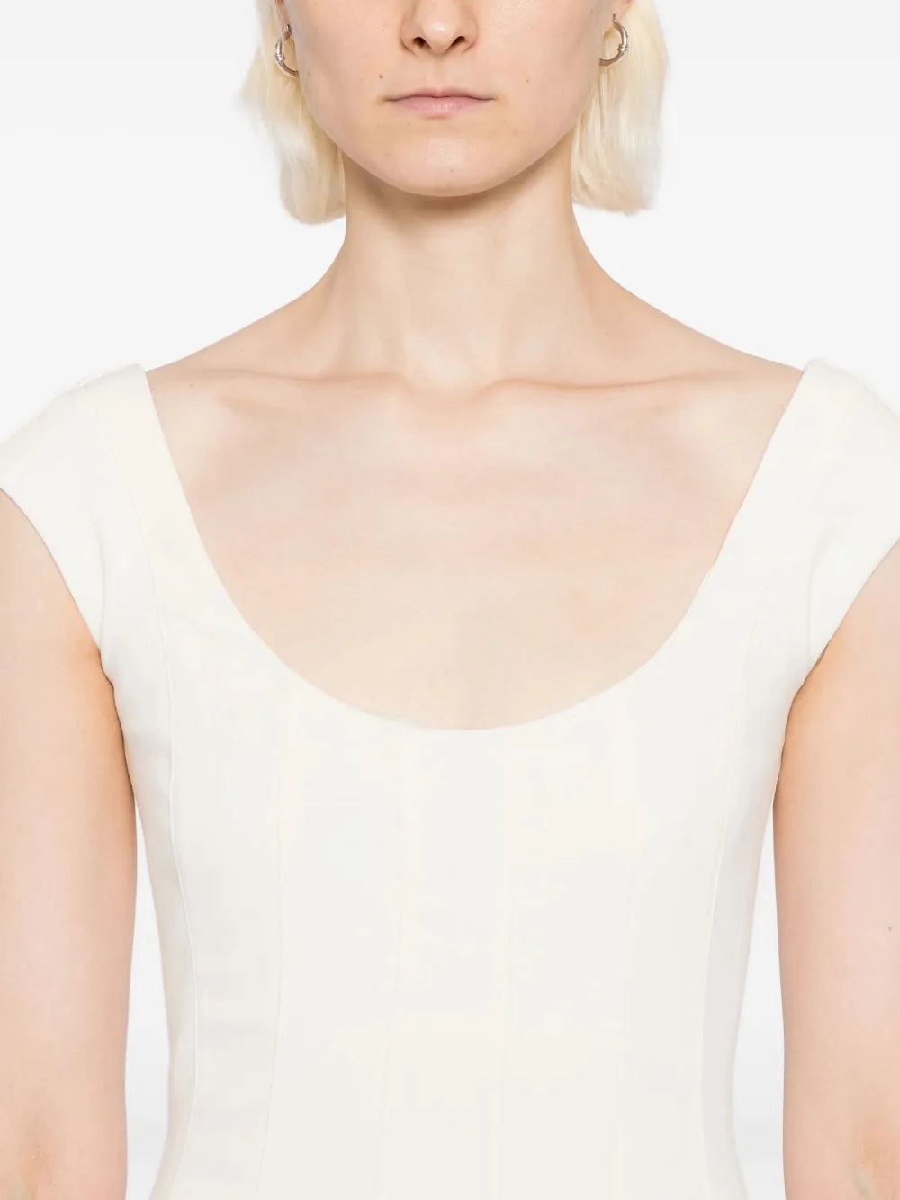 Charlotte Dress in Ecru Quiet Luxury