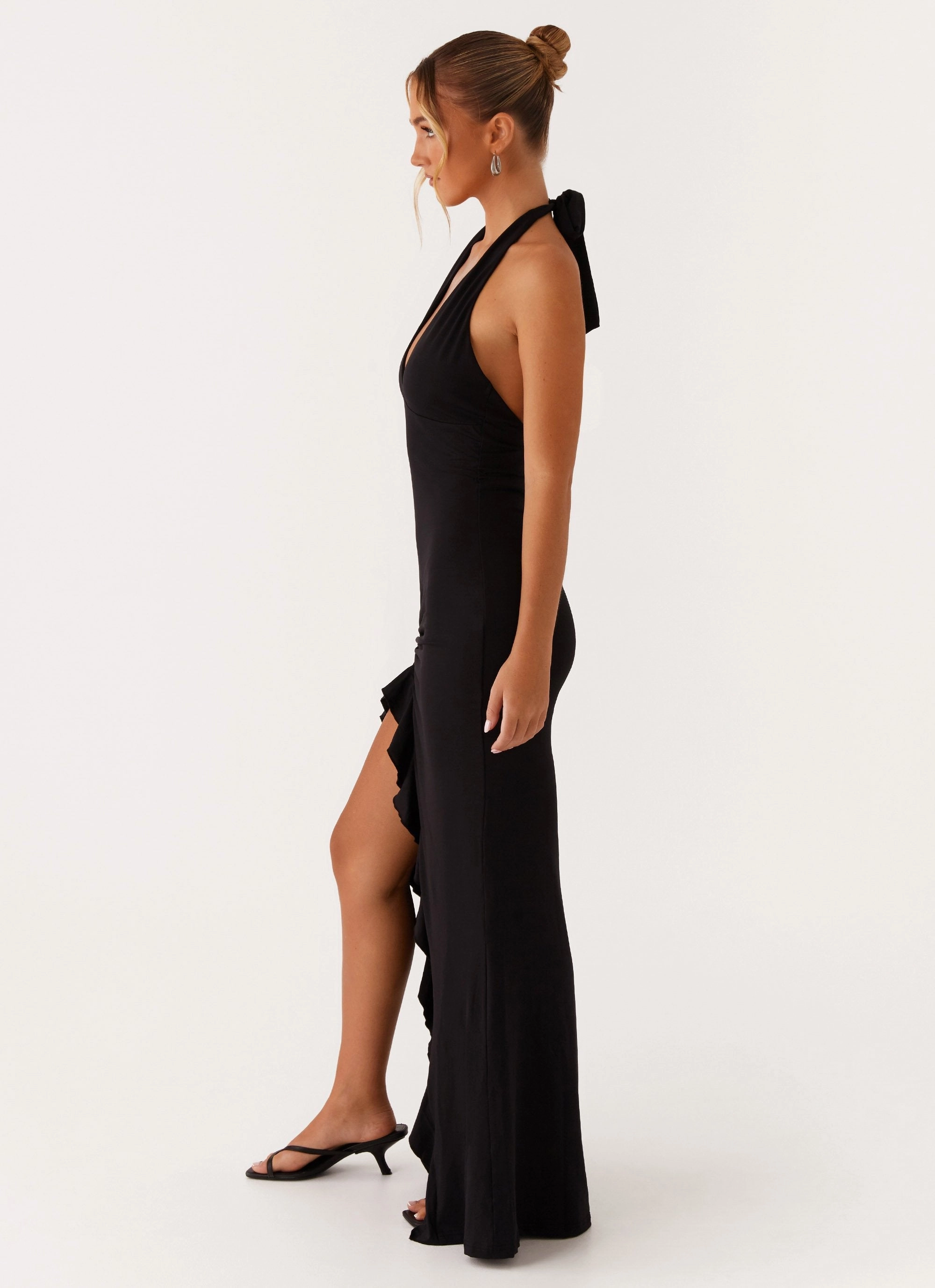 Charmed By You Maxi Dress - Black Modern Flow