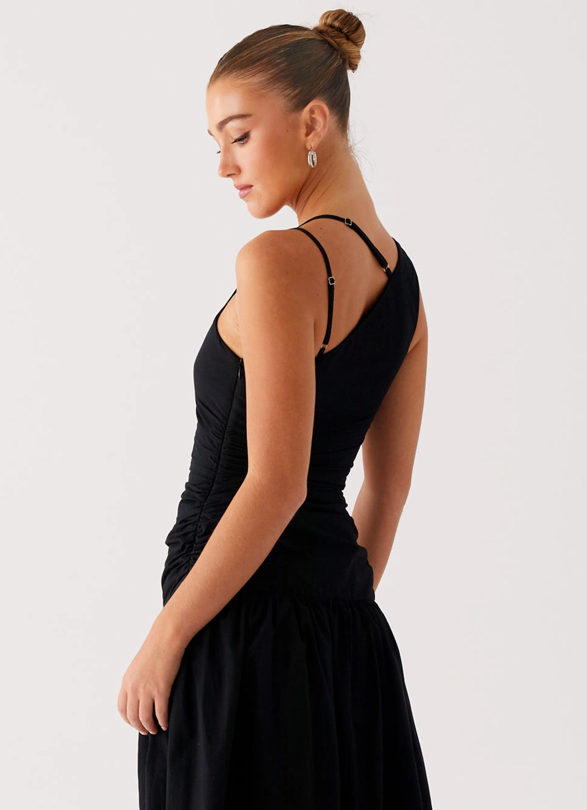 Bold Touches Reversible-Style Cortez Maxi Dress - Black