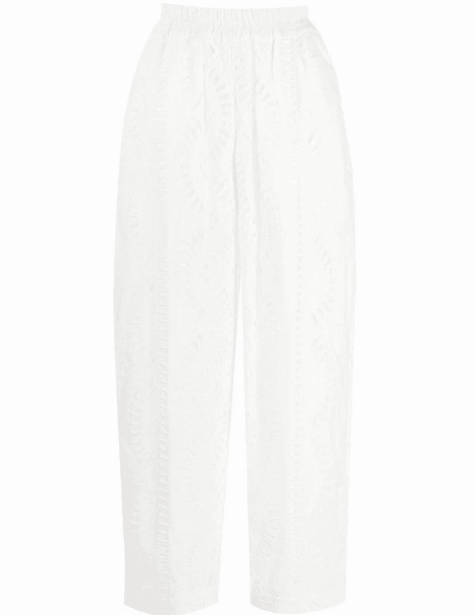 Charo Ruiz Lya Eyelet Unisex Trouser Comfy Wearable Soft Lining