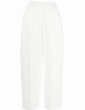 Charo Ruiz Lya Eyelet Unisex Trouser Comfy Wearable Soft Lining
