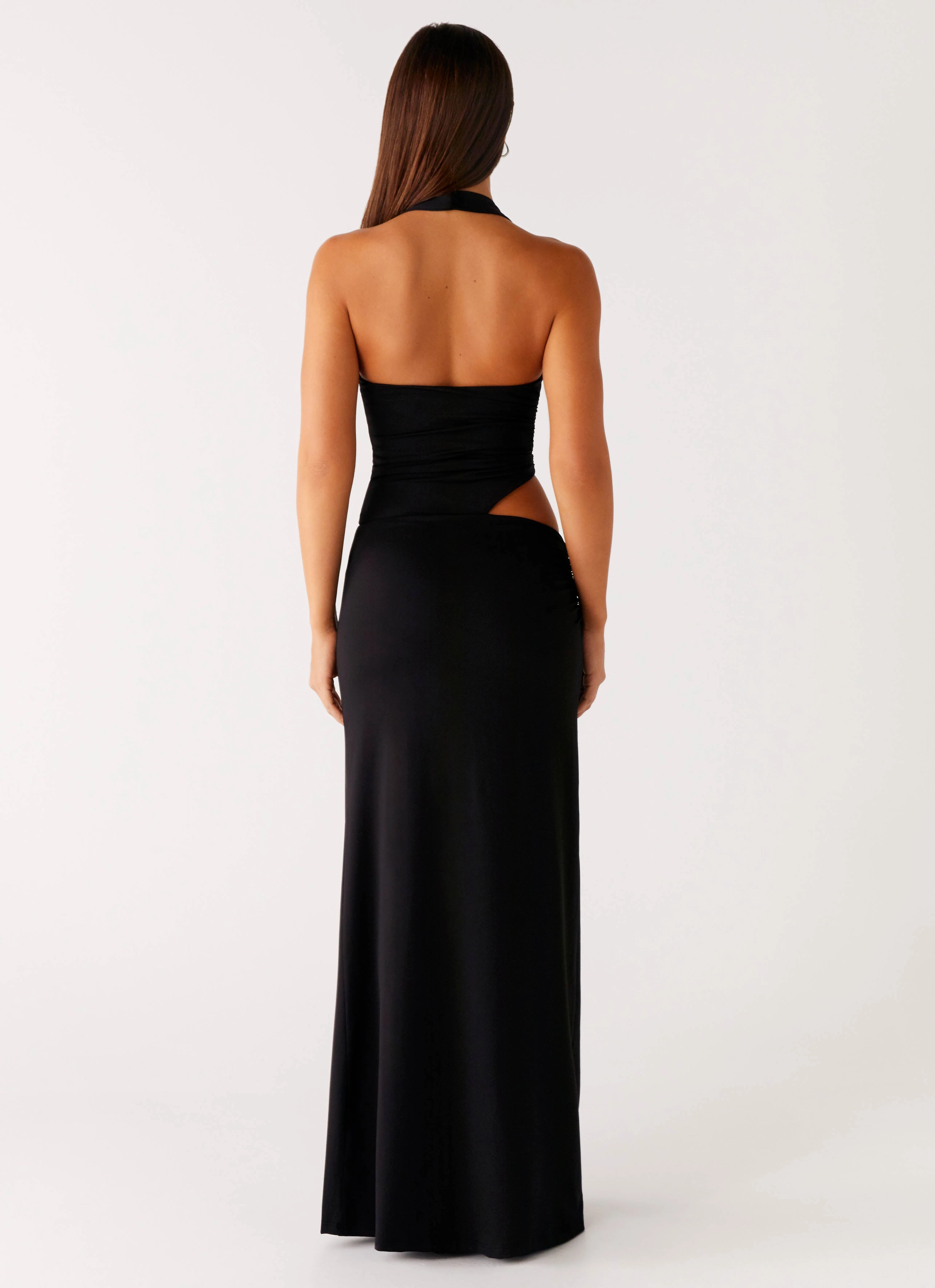 Sunset Glow Effortless Pair Chella Maxi Dress - Black