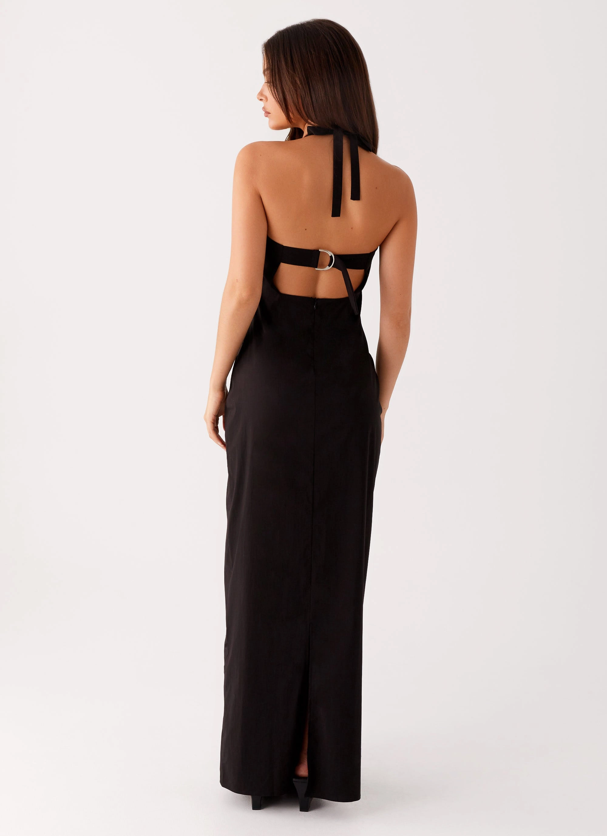 Cheryl Maxi Dress - Black Natural Fit Plus Fit