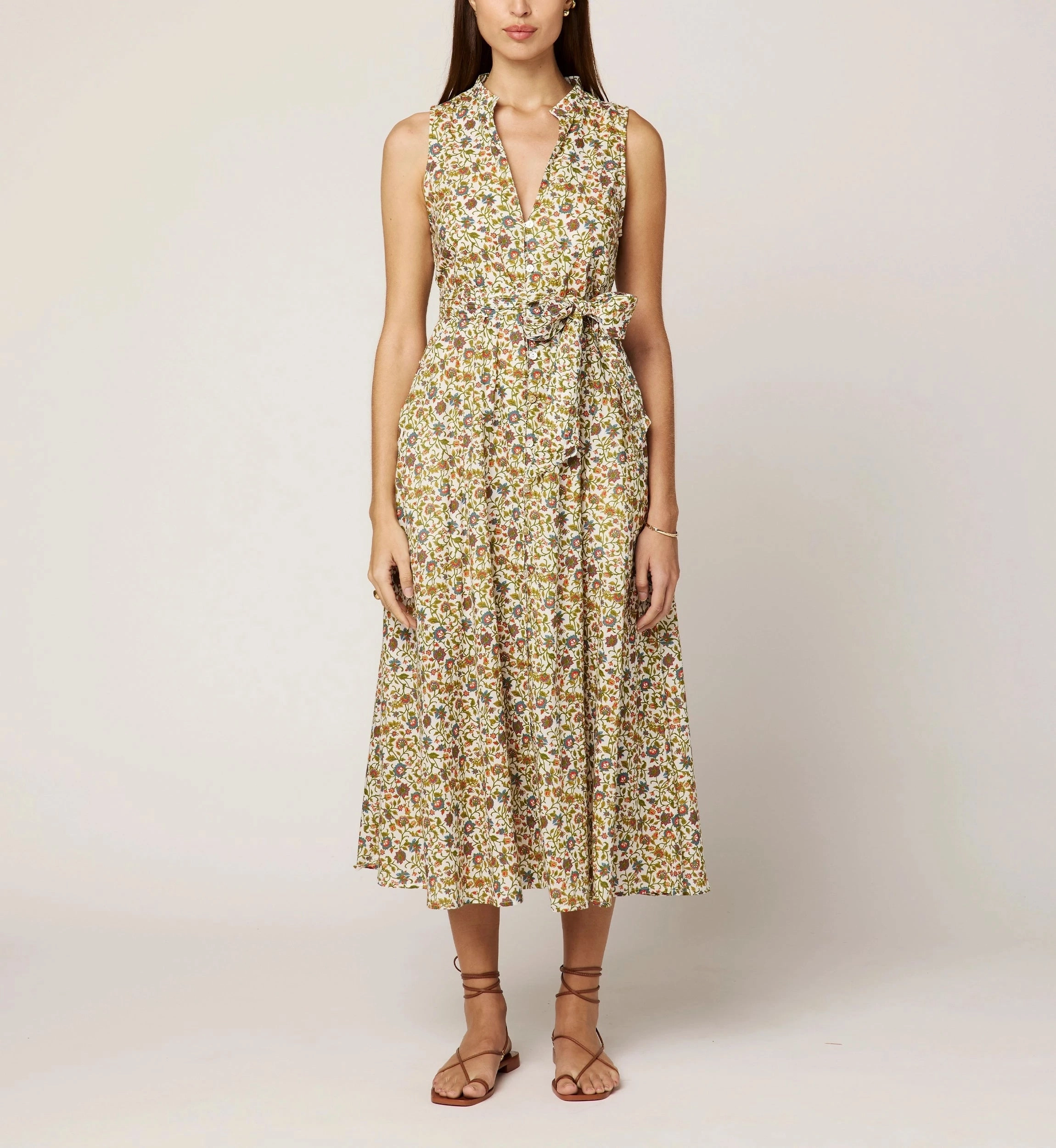 Timeless elegance Cheyenne Midi Dress | Viti Flora