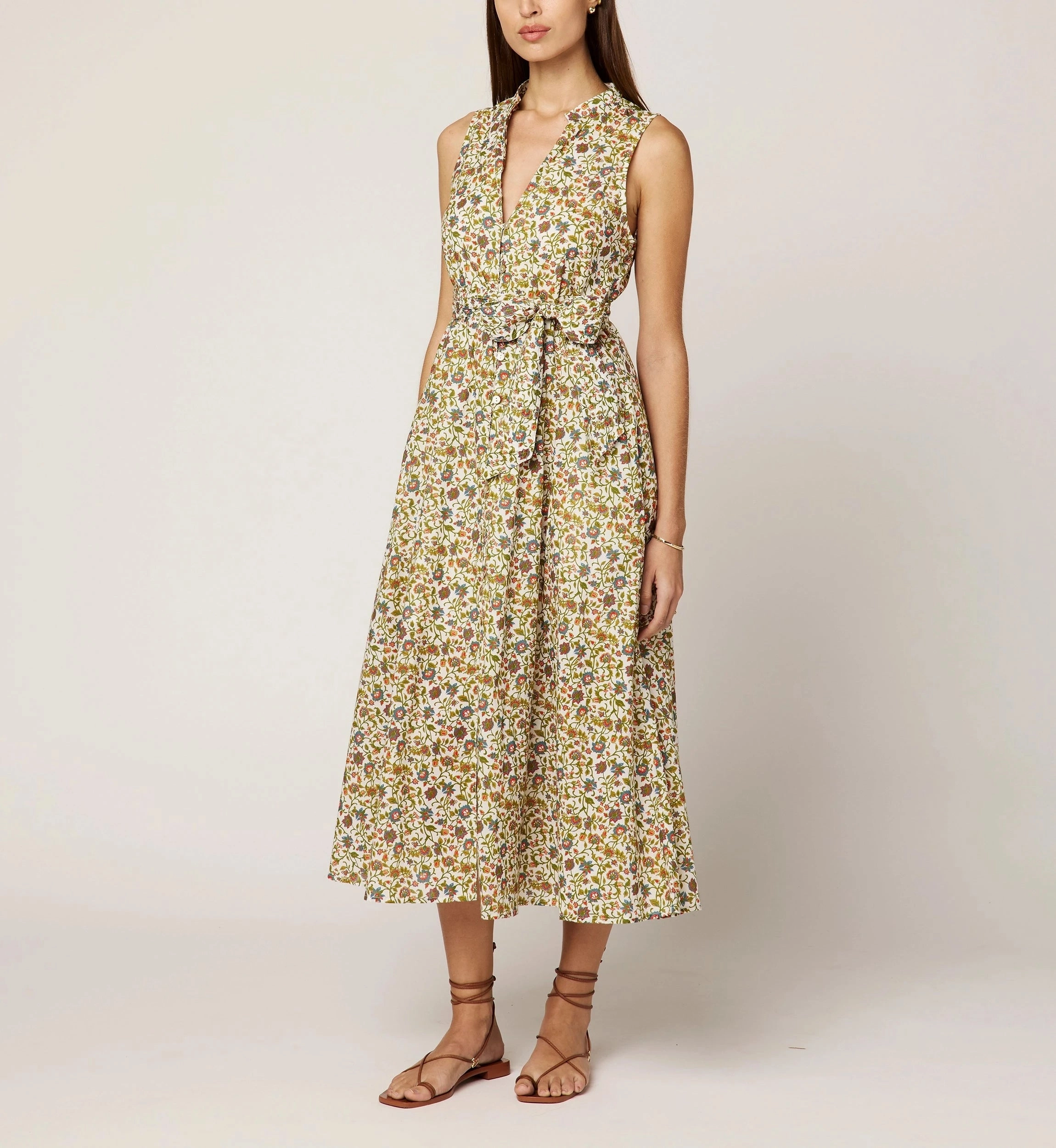 Cheyenne Midi Dress | Viti Flora Modern Texture