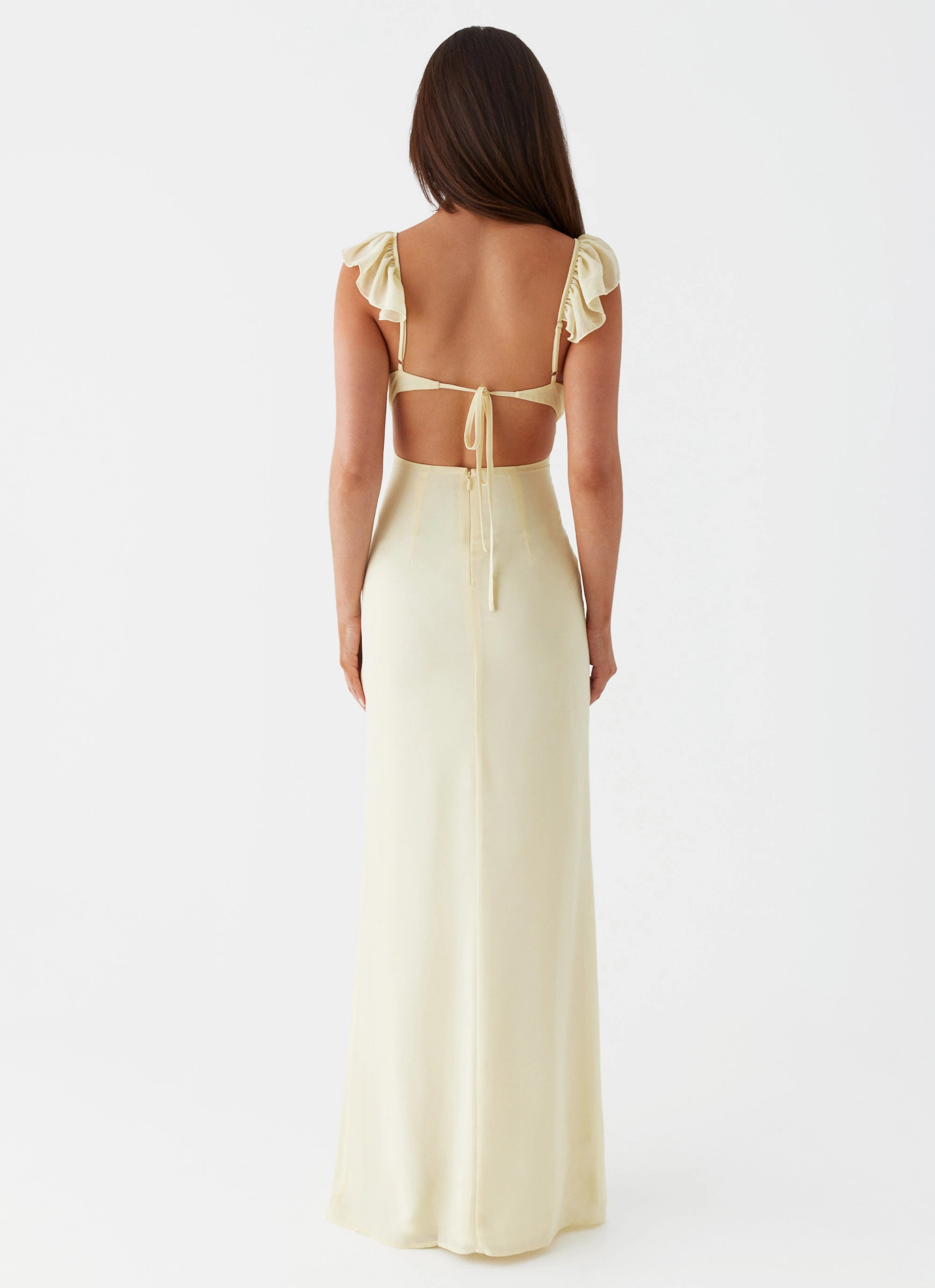 Chic Style Wear Soft Feel Silvie Maxi Dress - Yellow