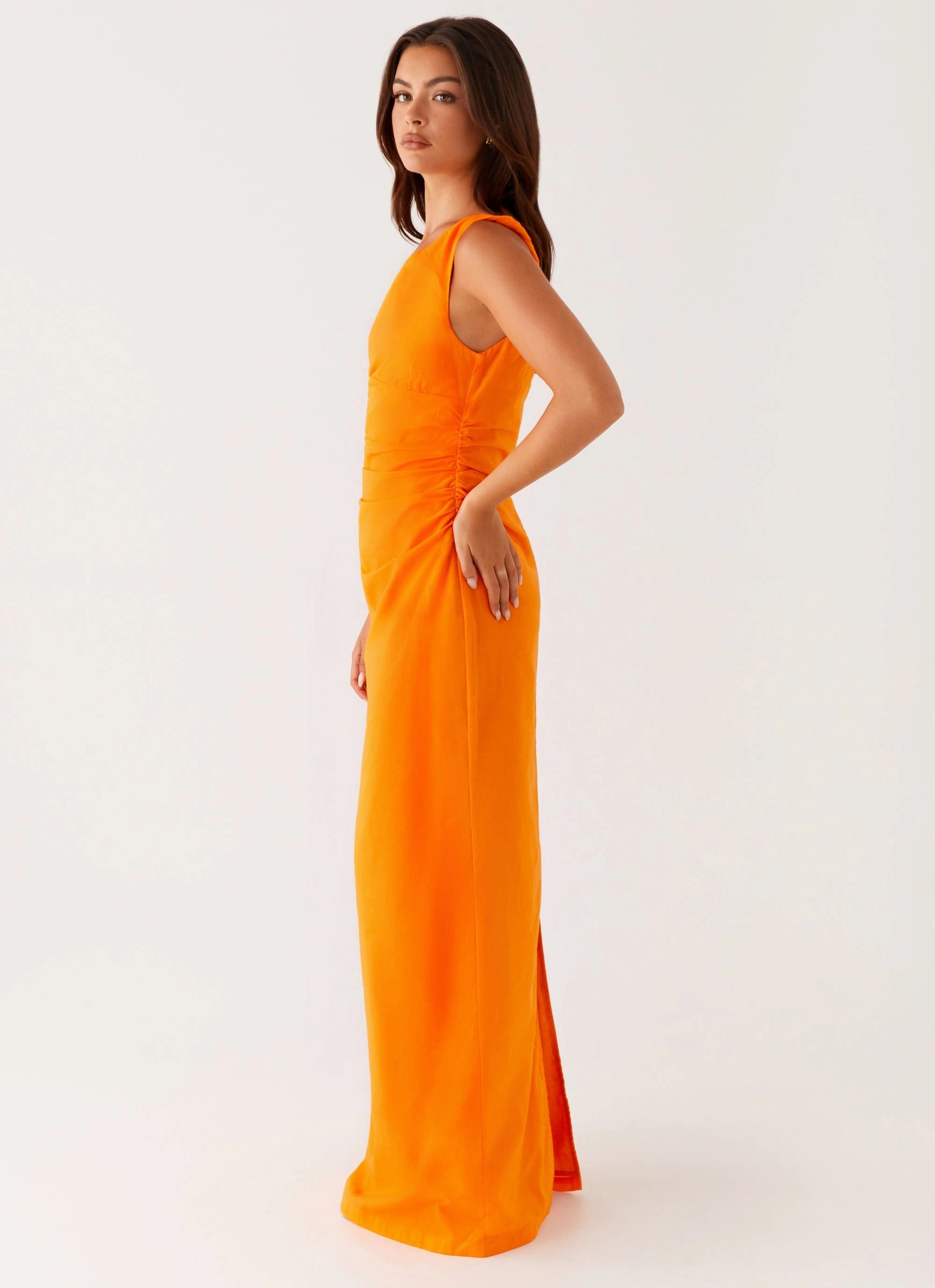Bride Side Romance Soul Ignite Maxi Dress - Orange