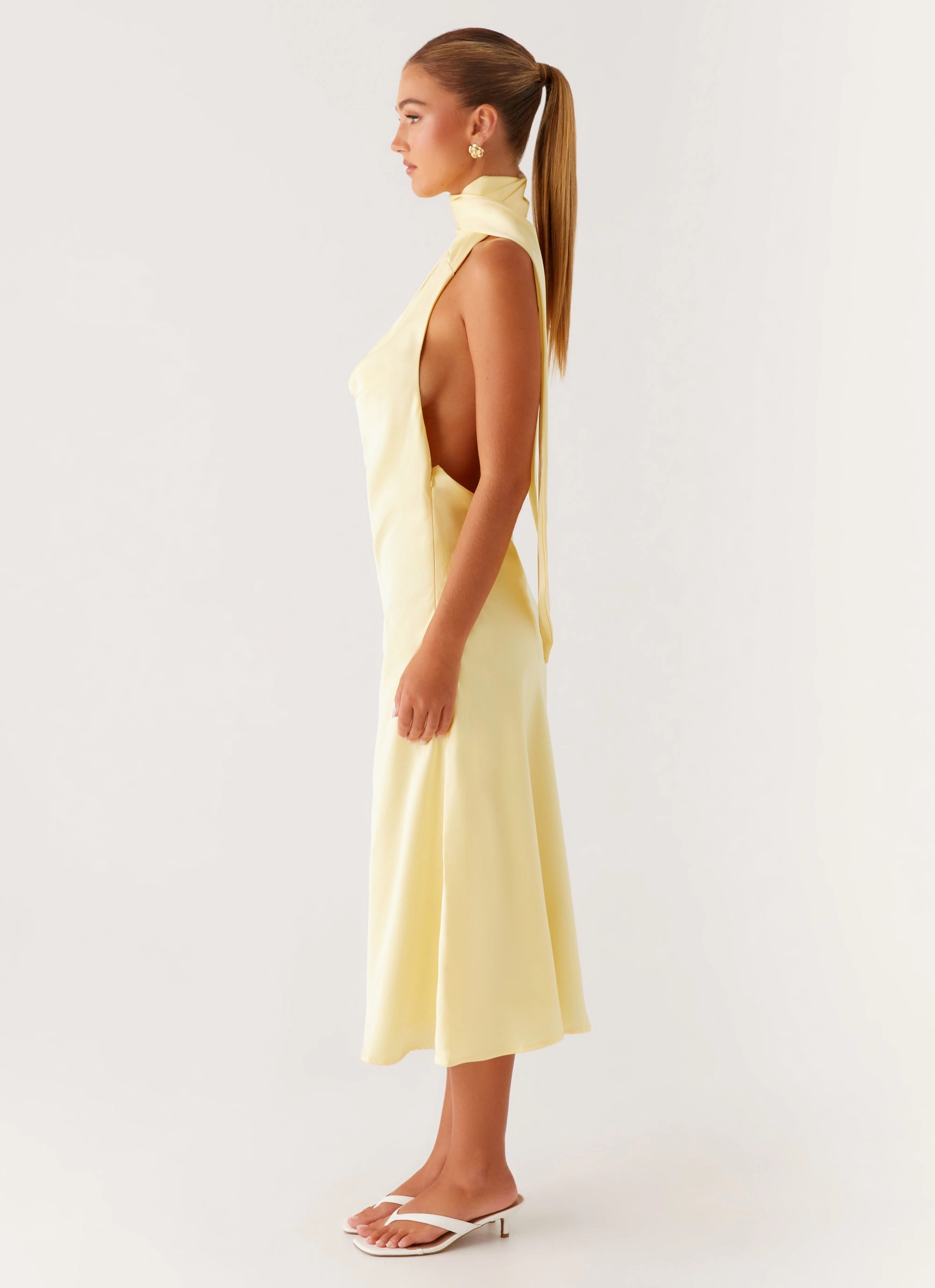 Water-resistant Sonny Midi Dress - Yellow