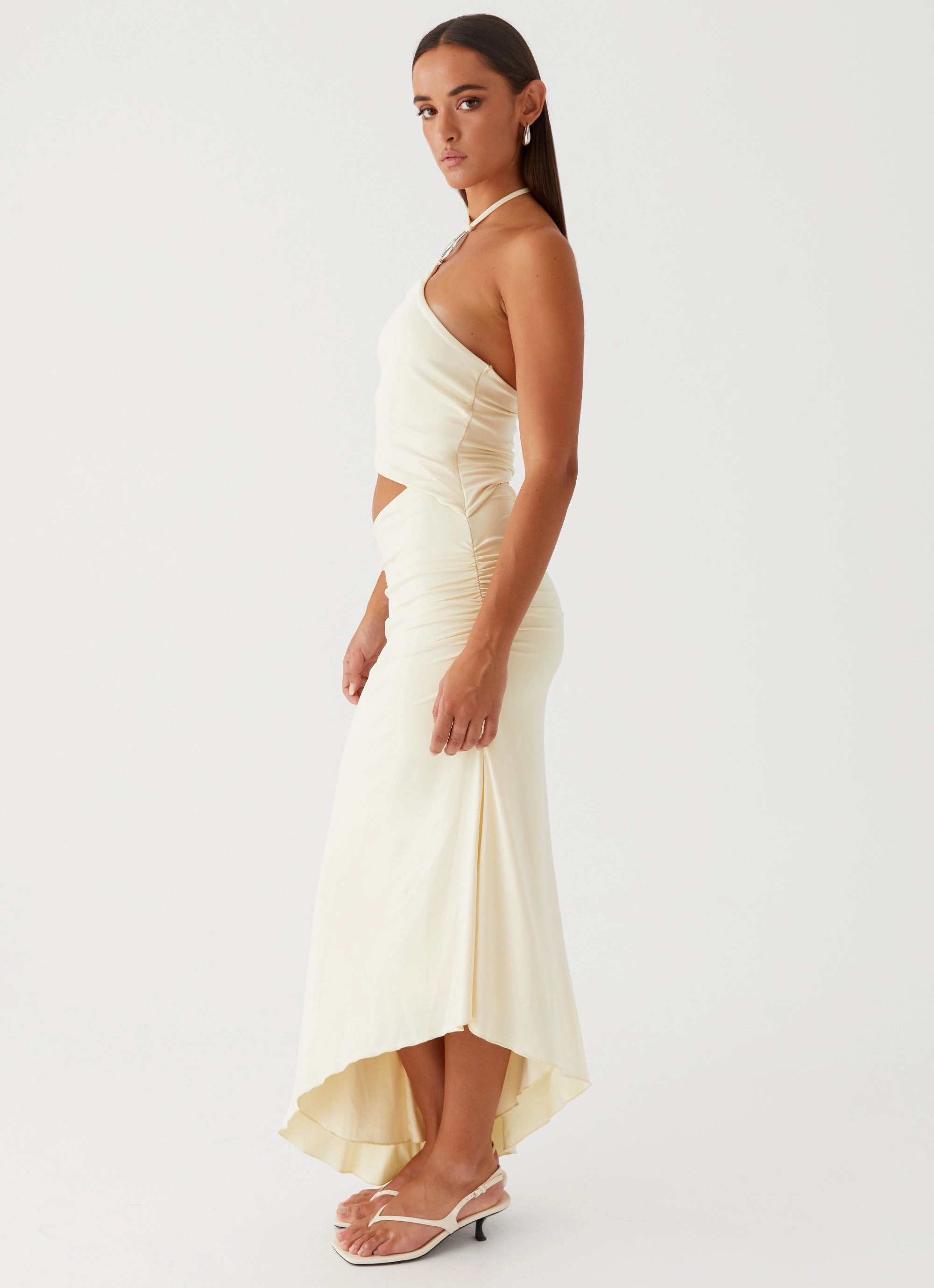 Tasha Maxi Dress - Lemon Comfy Design Chic Appeal