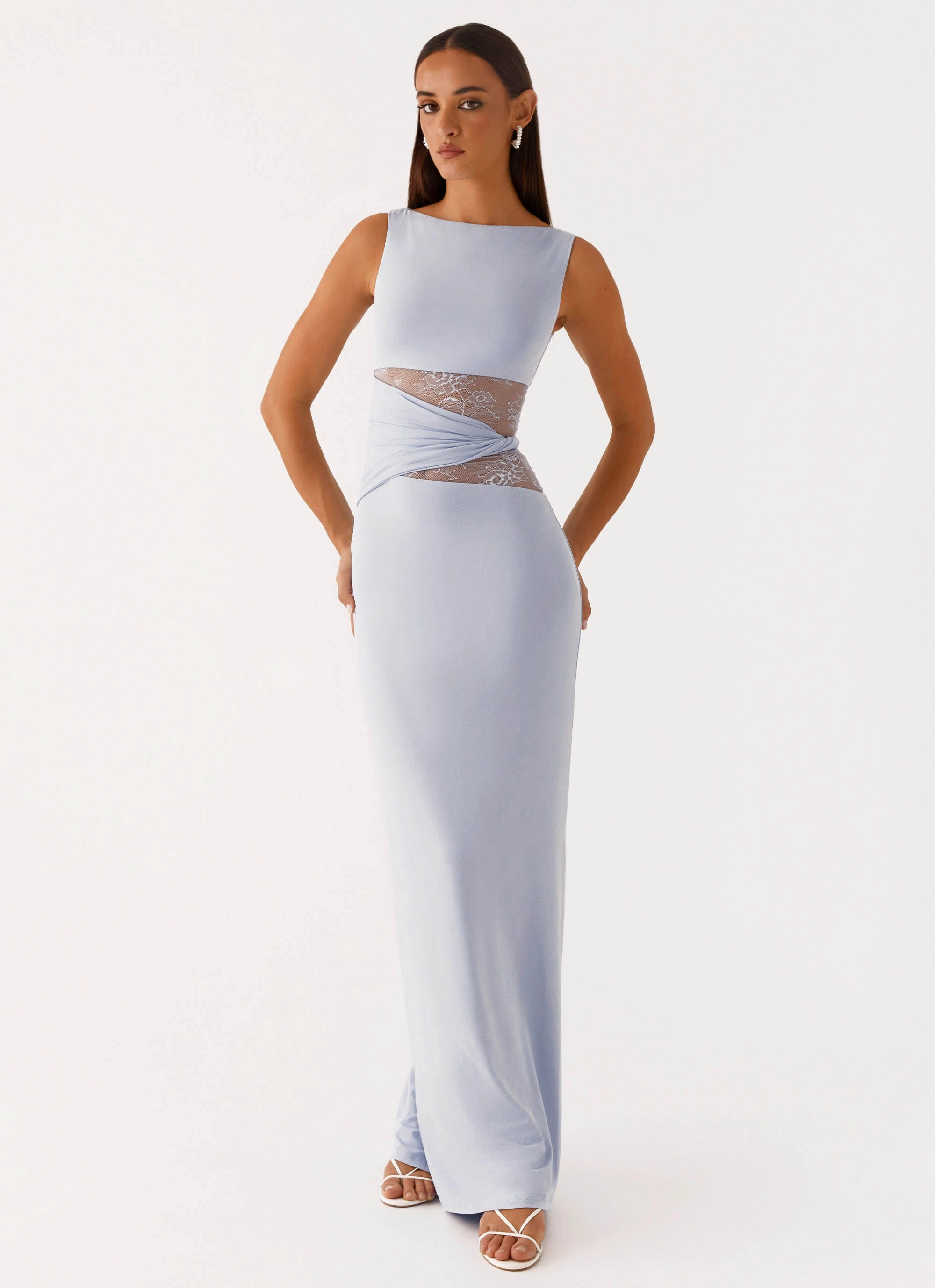 Karma Maxi Dress - Blue Functional-Design Soft Shape