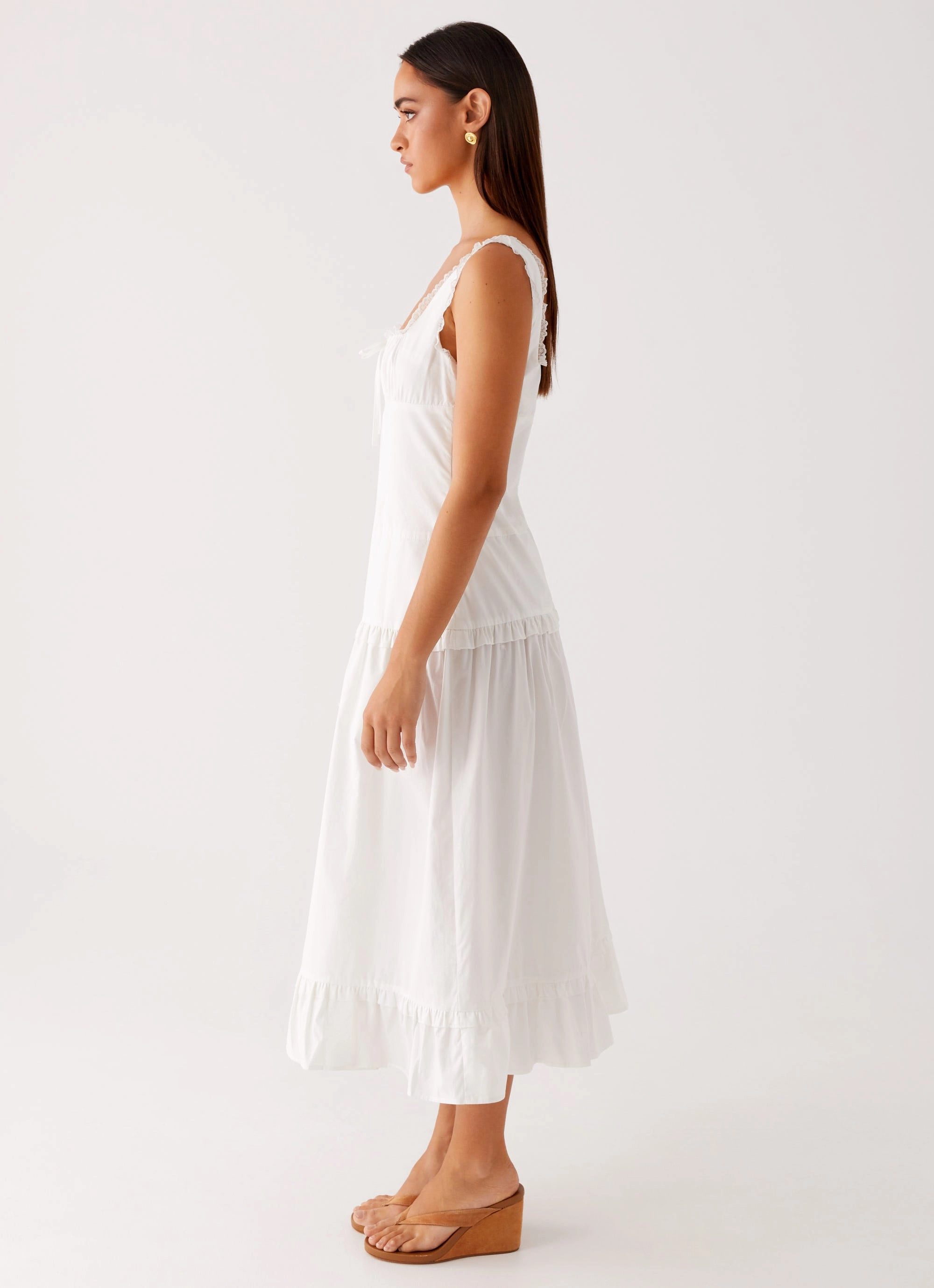 Versatile Design Quinn Midi Dress - White