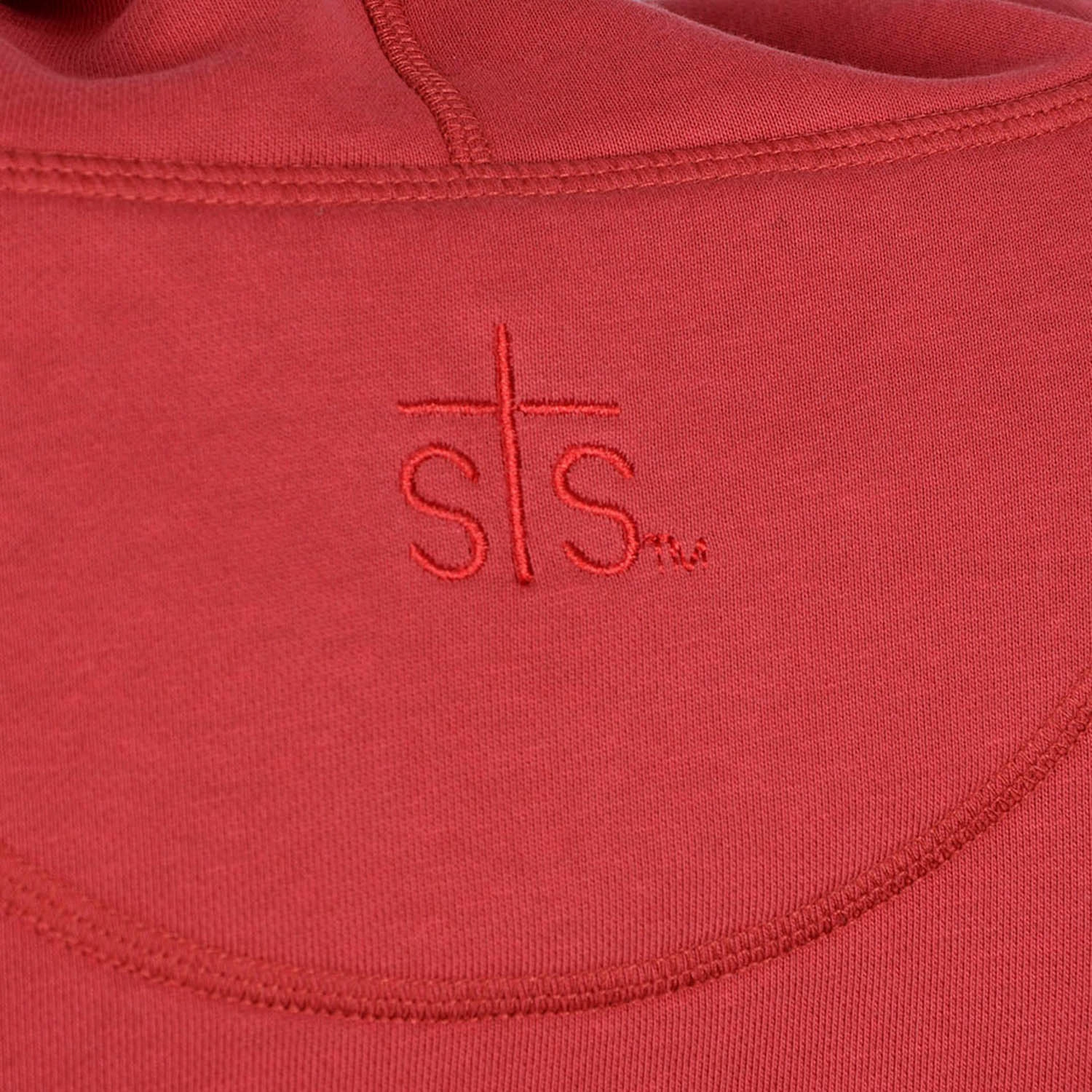 STS Ranchwear Unisex Original Red Cotton Blend Hoodie Daywear Staple