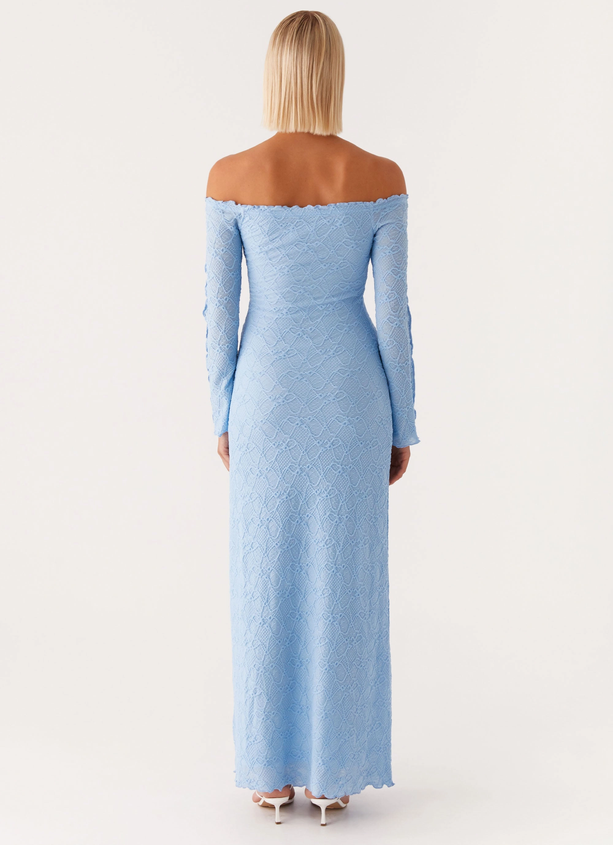 Elouera Maxi Dress - Baby Blue Interchangeable-Detail Peace View