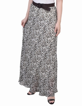 Outfit Flow Collaboration Piece Chiffon Maxi Skirt