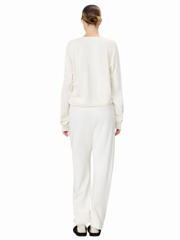 Vinny Classic Sweatpant in Bone Simple and Cozy Timeless Wear