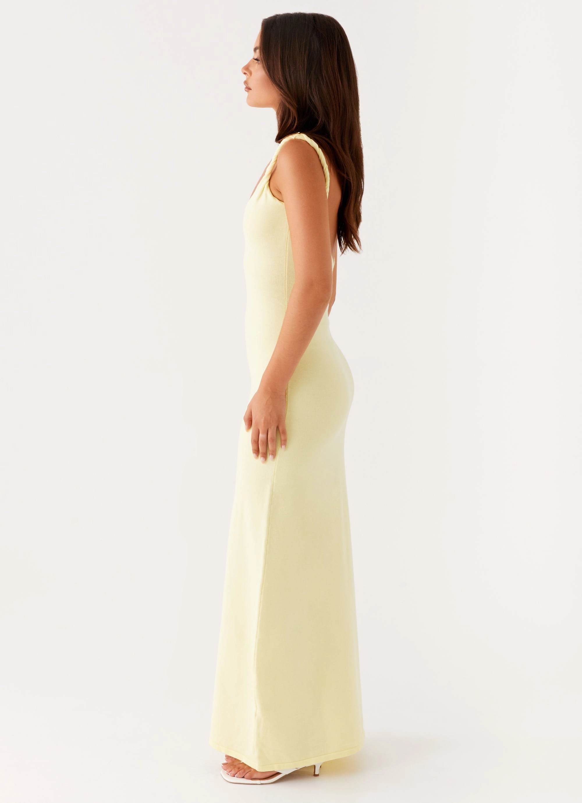 Stylish Layer Breathable Feel Anastasia Maxi Dress - Yellow