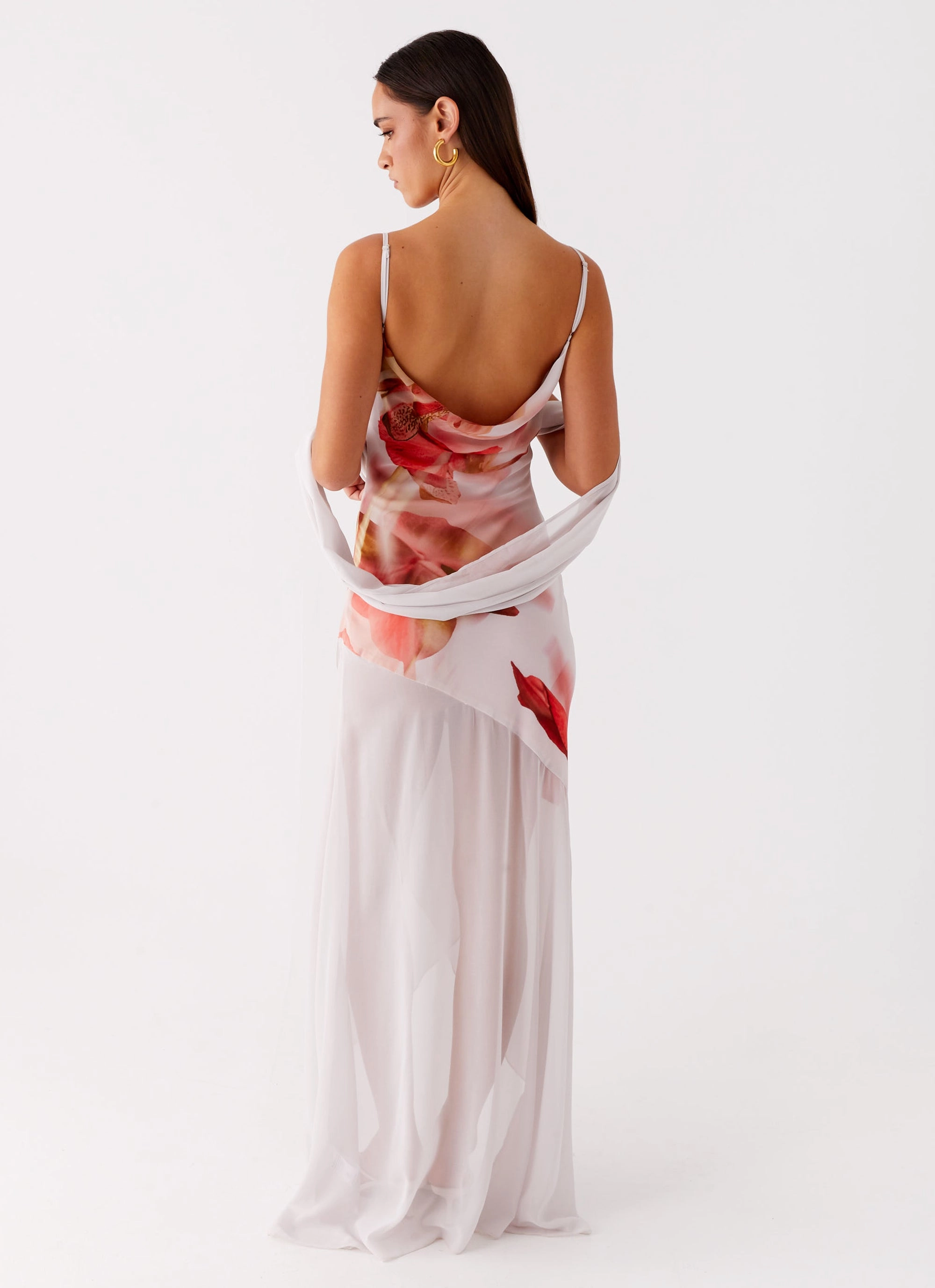 Loire Maxi Dress - Peach Rose and Effortless fit dress. Refined Simplicity