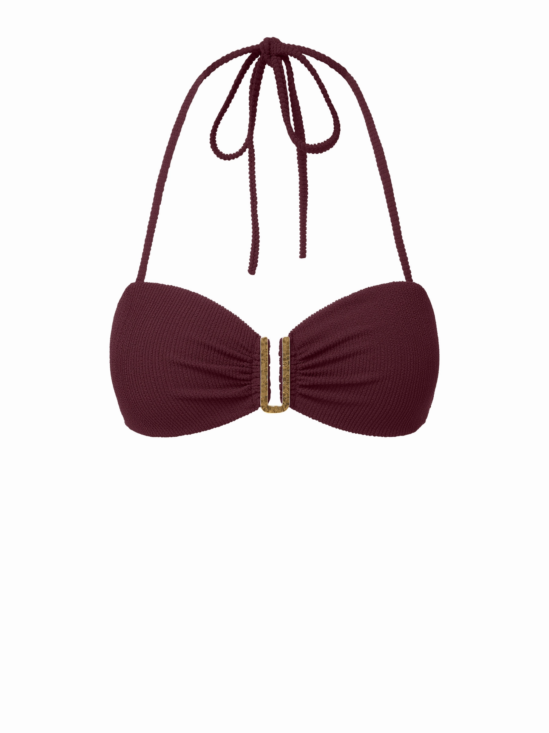 Cindy Swim Top Auburn Texture Non-restrictive