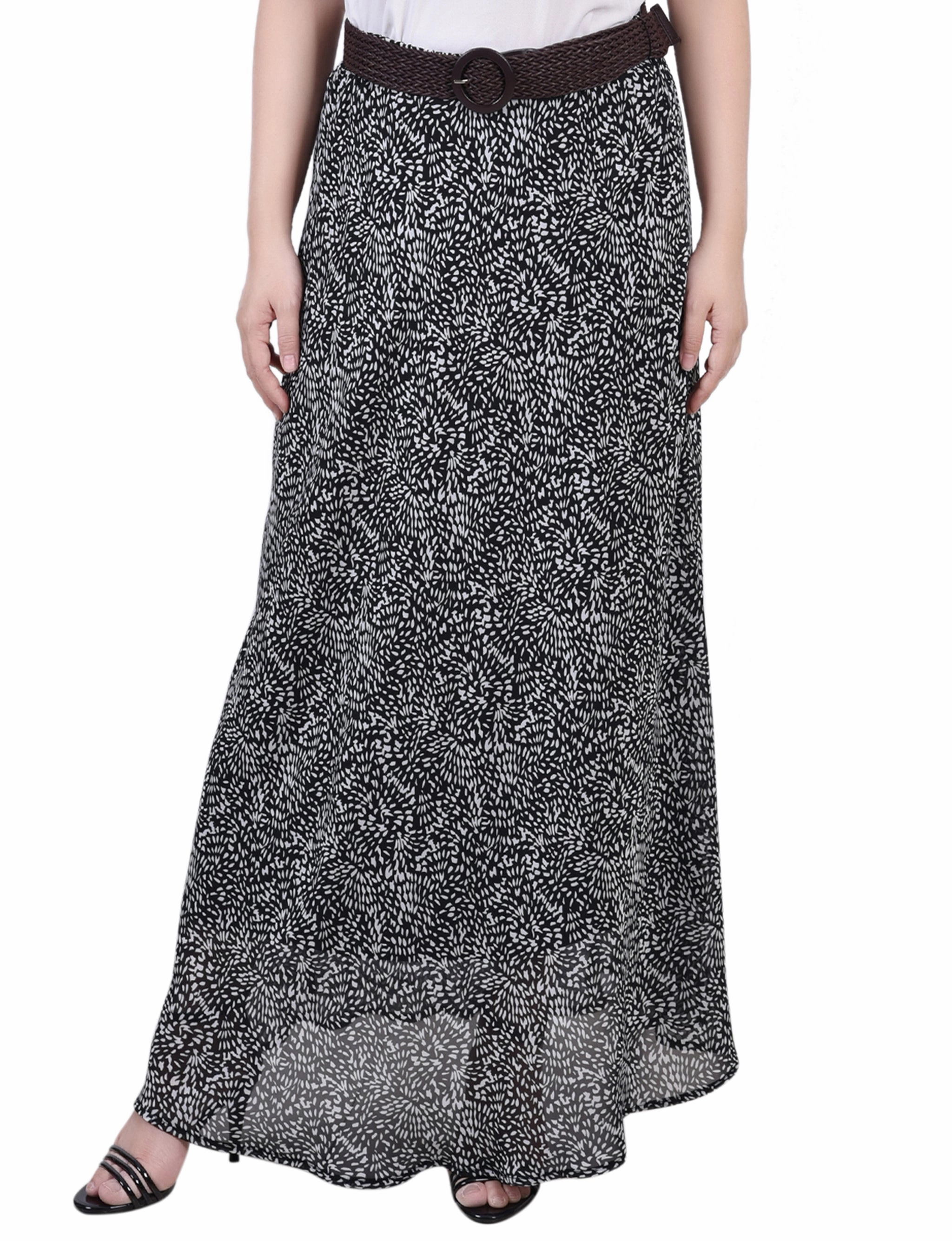 anti static Chiffon Maxi Skirt