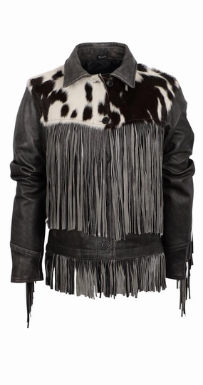 Transitional City Fit Functional Pockets Style STS Ranchwear Womens Frontier Blackstone/Cowhide Leather Leather Jacket