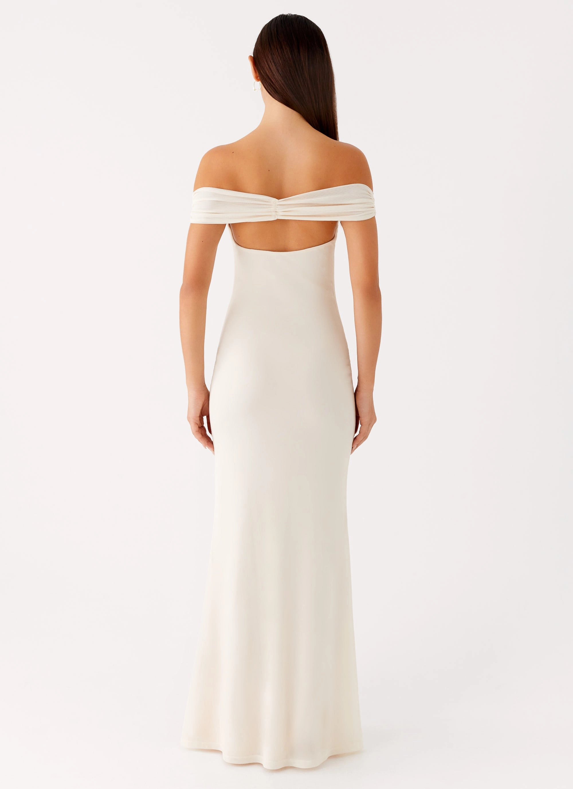 Madeira Maxi Dress - Ivory Cocktail-Party Soft Tones