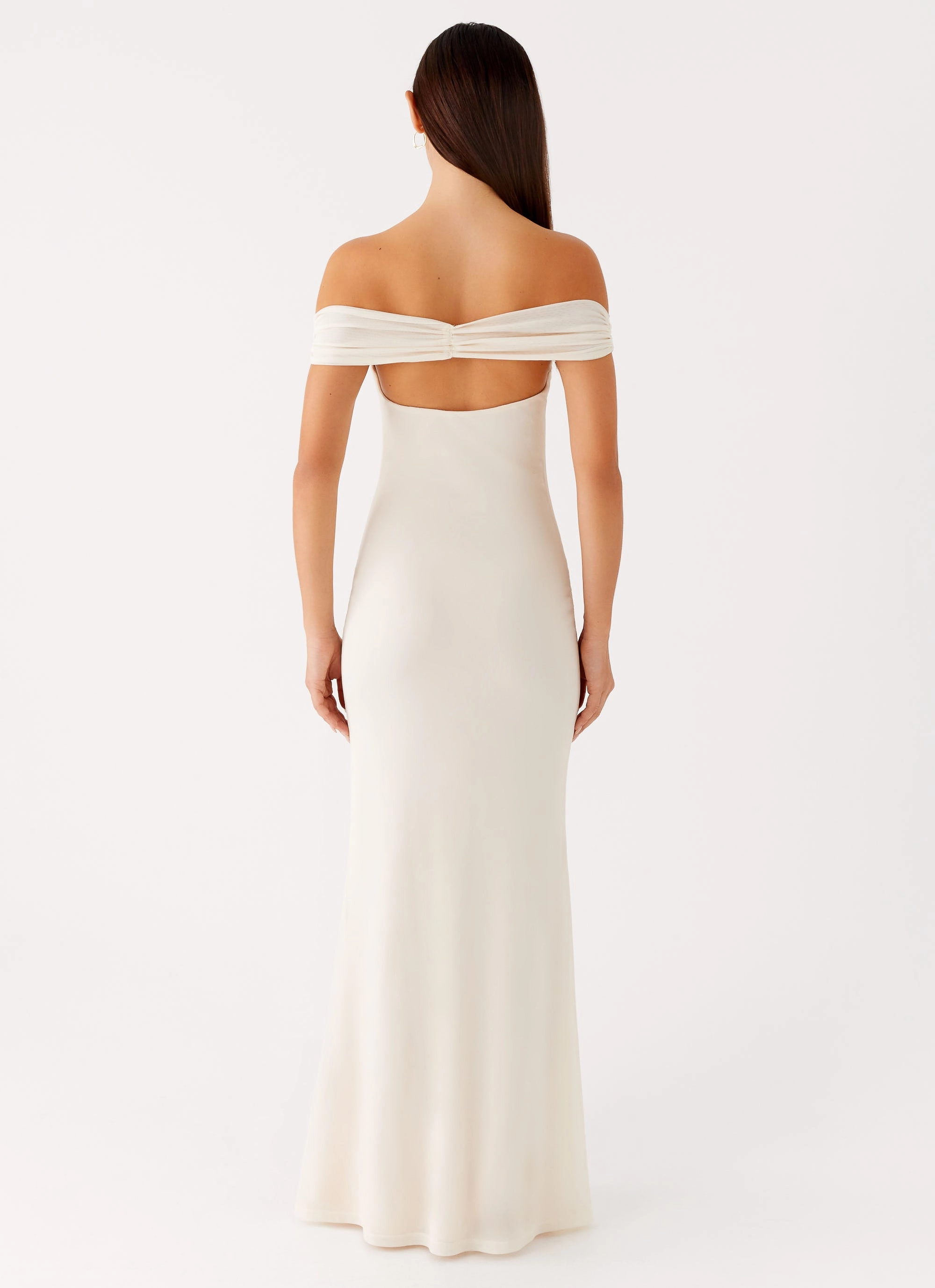 Work or Play Urban Style Madeira Maxi Dress - Ivory