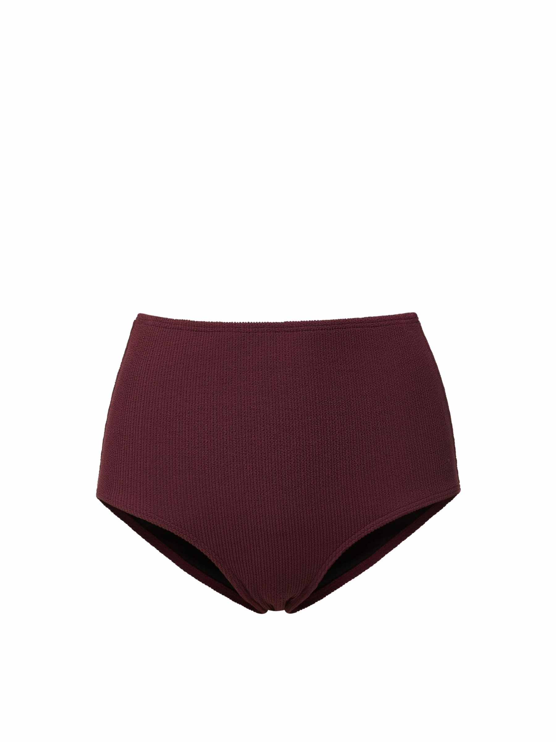 Eco Friendly Fabric Classic High Waist Bottom Auburn Texture