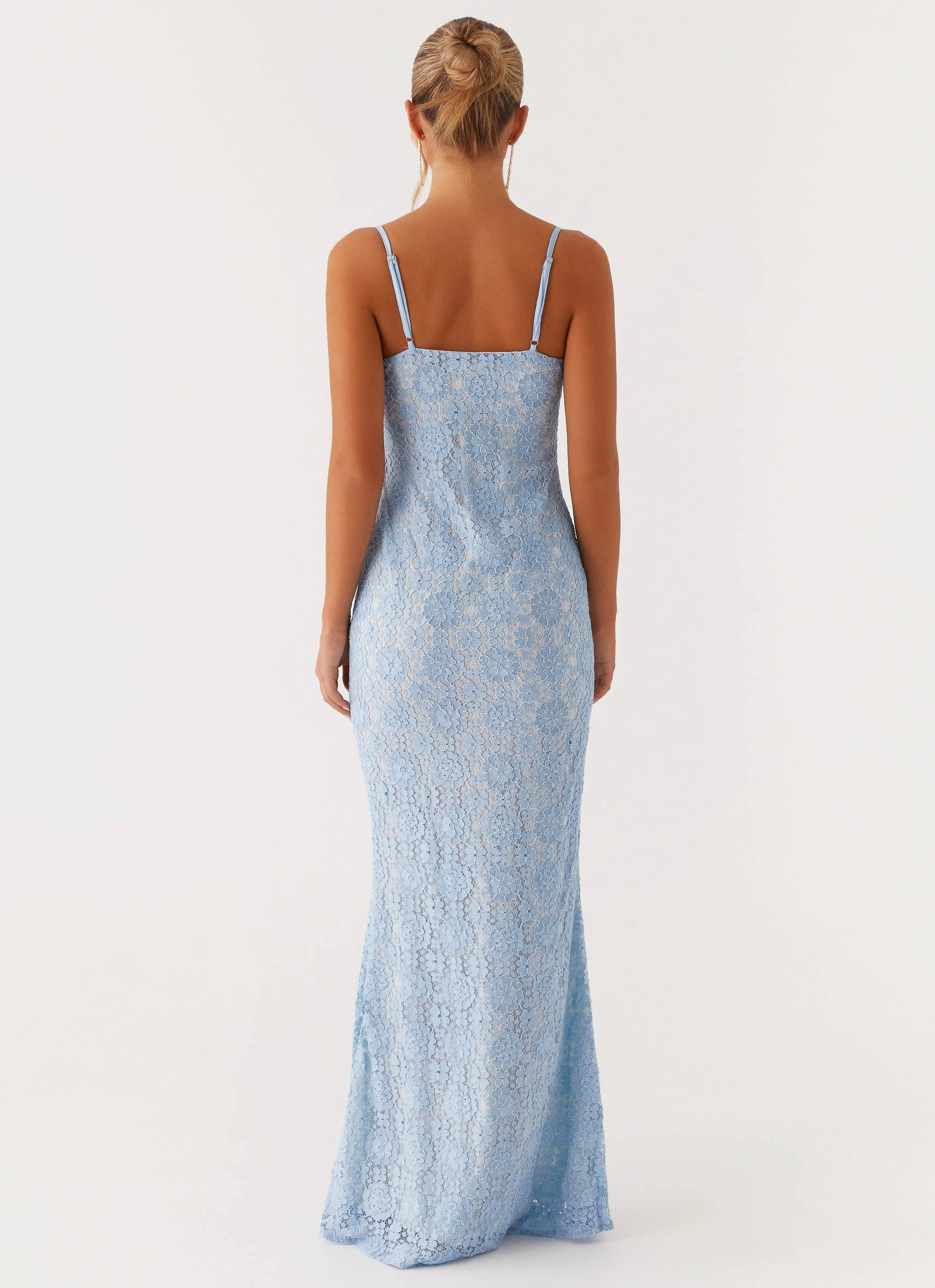 Soft Fabric Sonia Maxi Dress - Blue