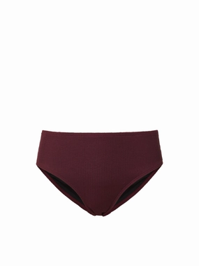 Classic Midrise Bottom Auburn Texture Swim Apparel