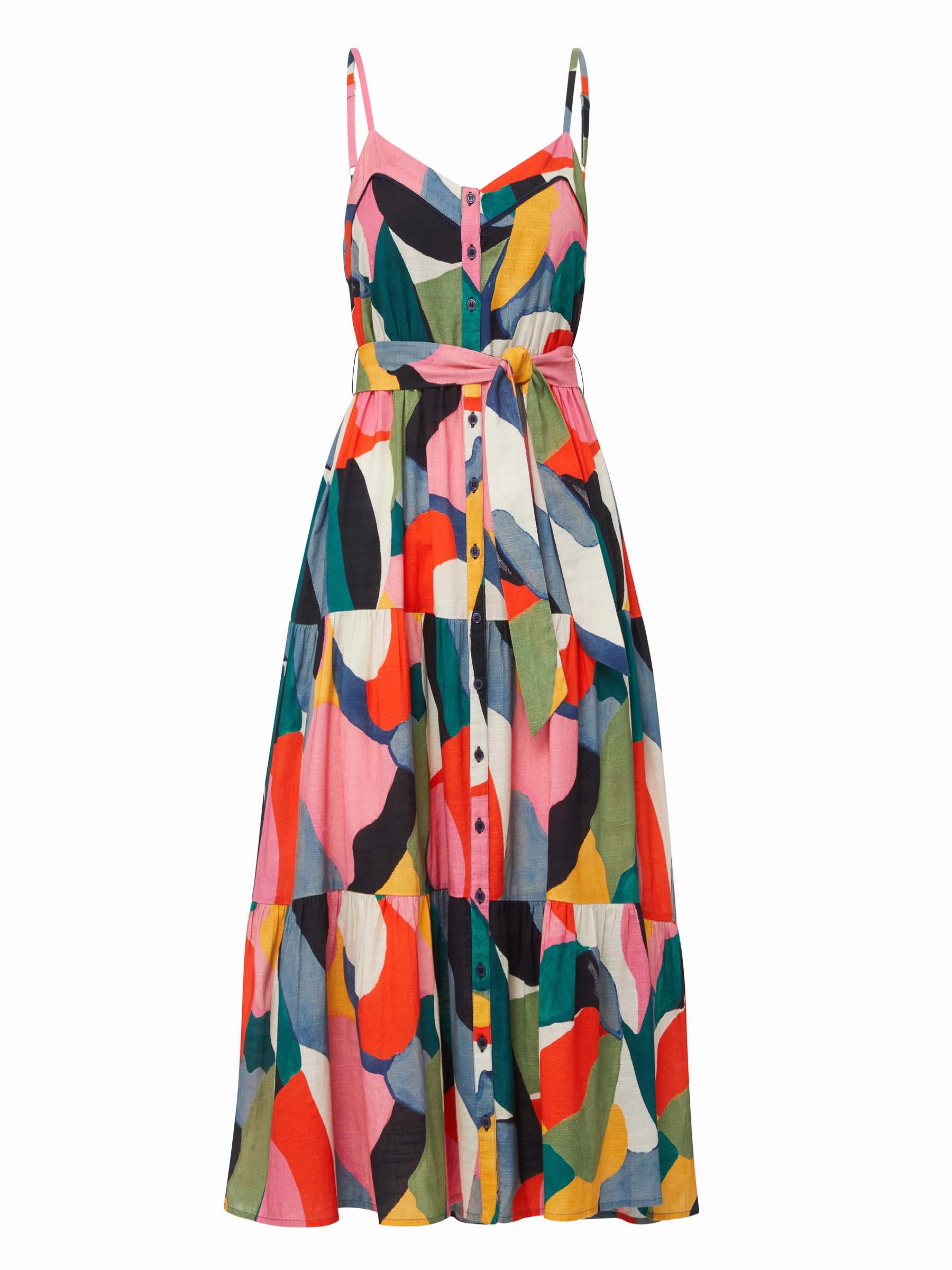 Comfortable Design Mix-And-Match Addyson Dress In Carta Colorblock