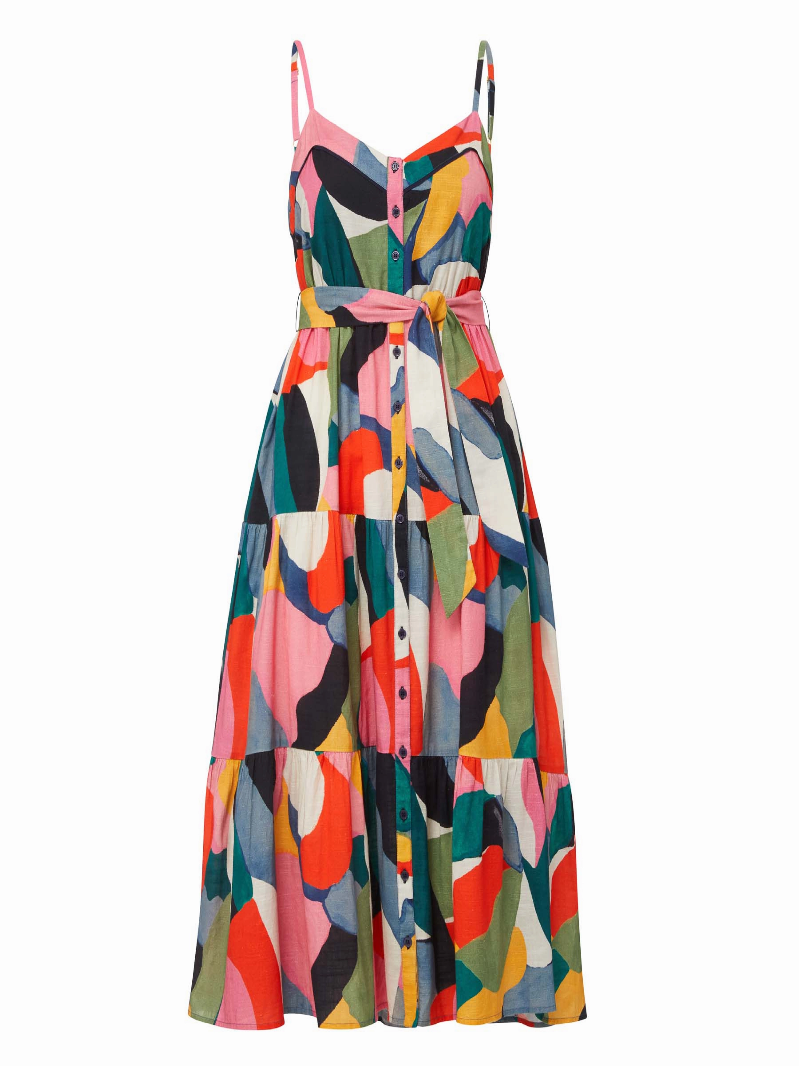 Addyson Dress In Carta Colorblock Polished Mood