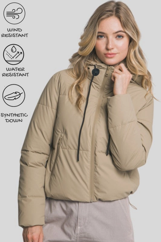 Weather Fit Holly Long Sleeve Padded Puffer Jacket
